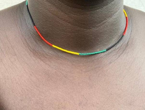 African Choker Necklace, Jewelry