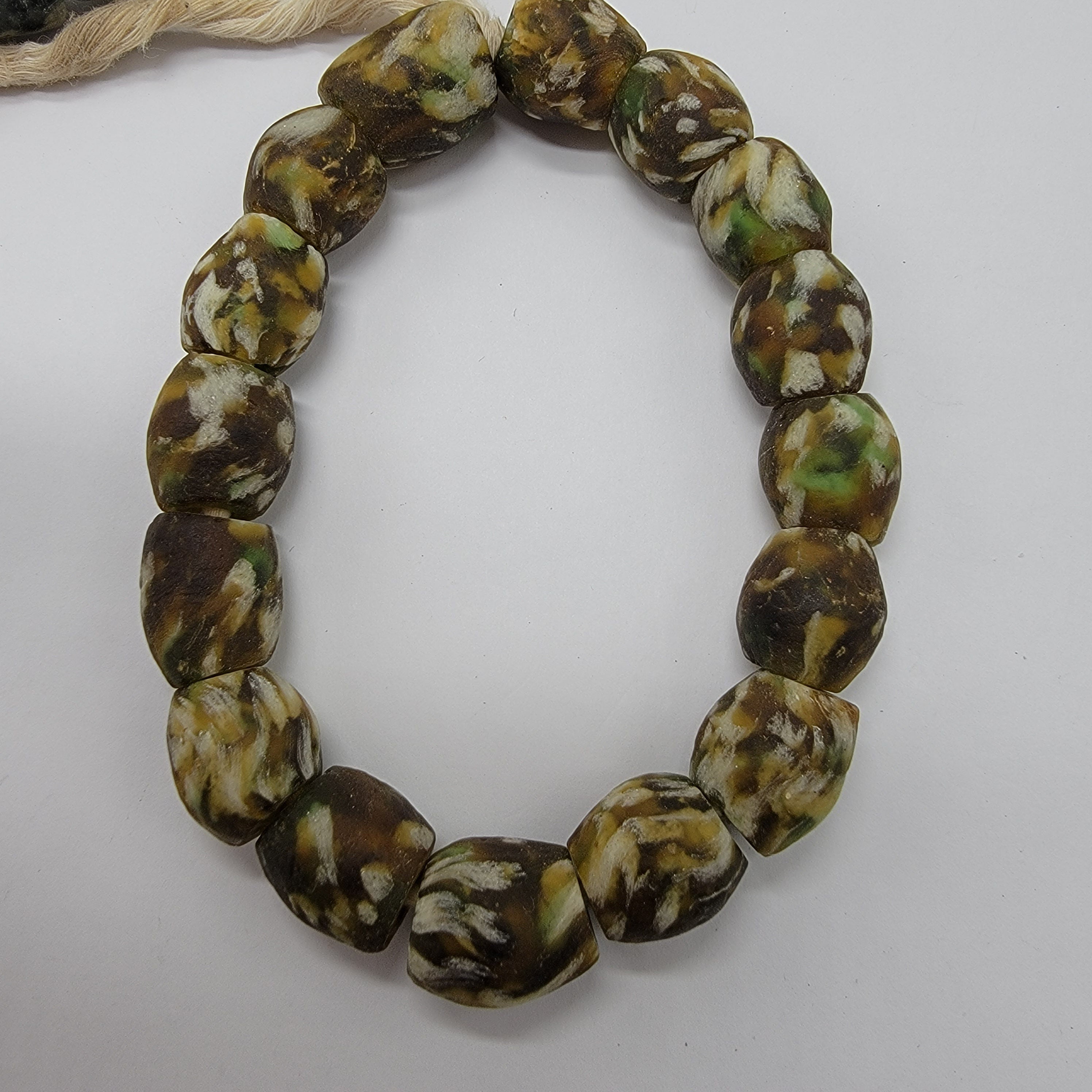 Handmade African Glass Beads, Tribal Beads