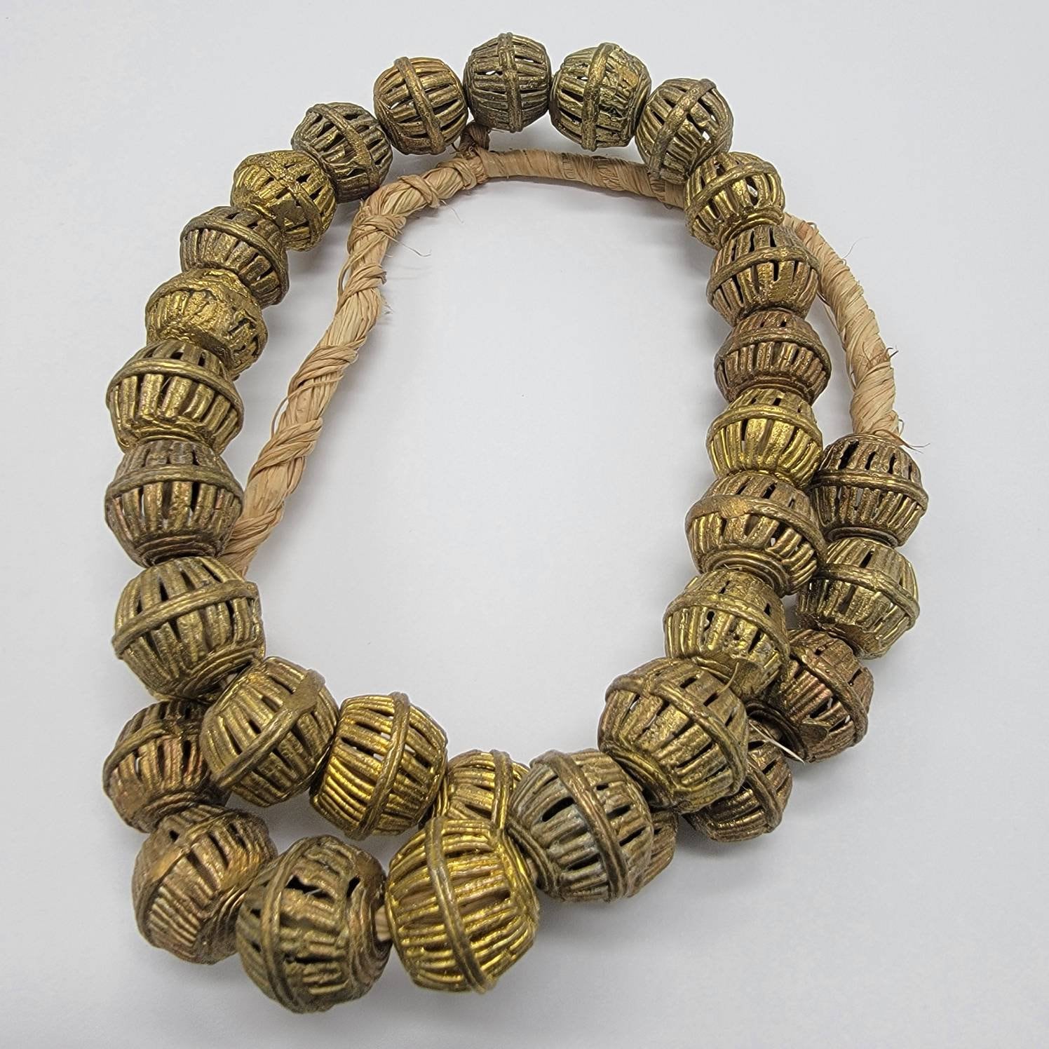 African Brass Beads, Cage Brass