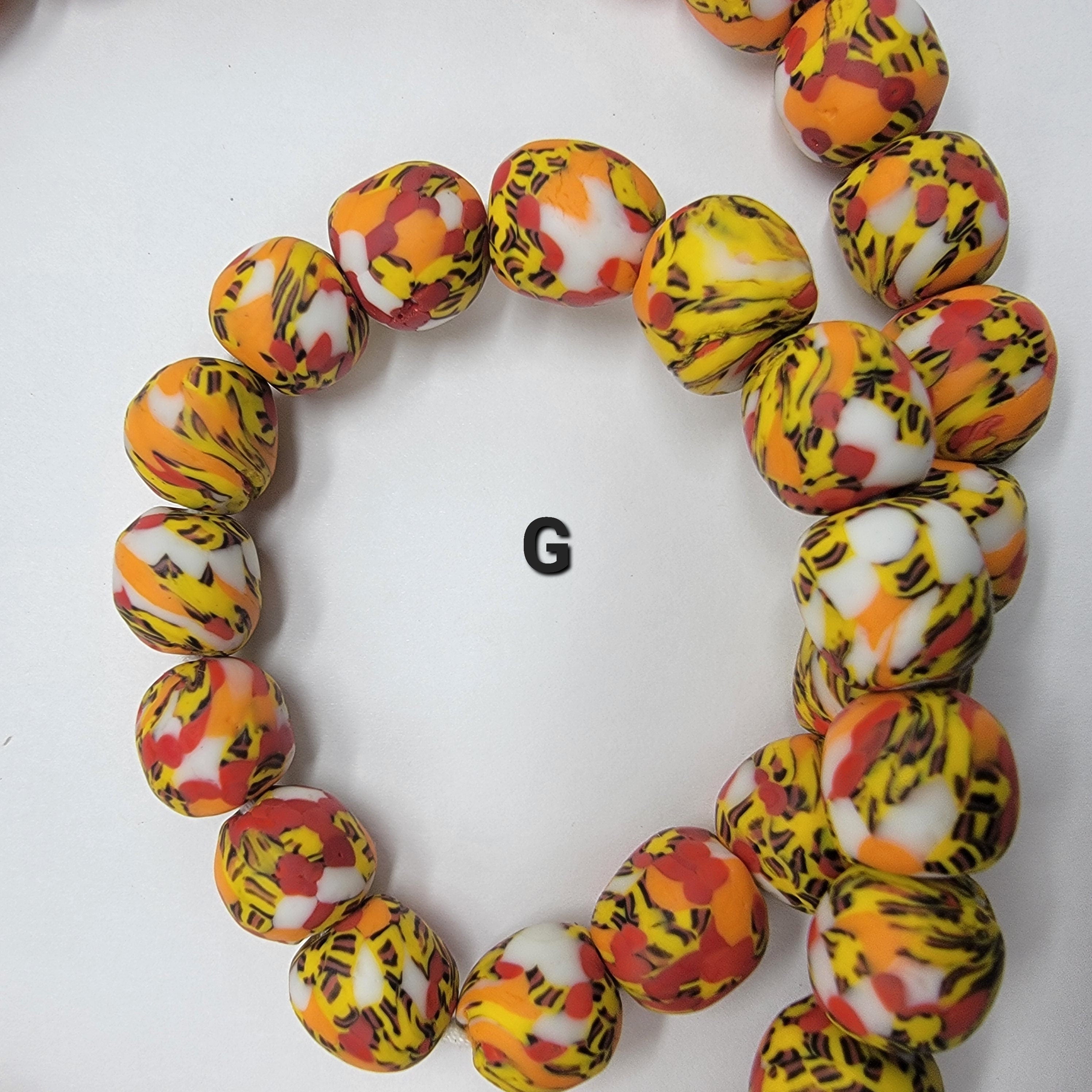 African Recycled Glass Beads, Ethnic Beads