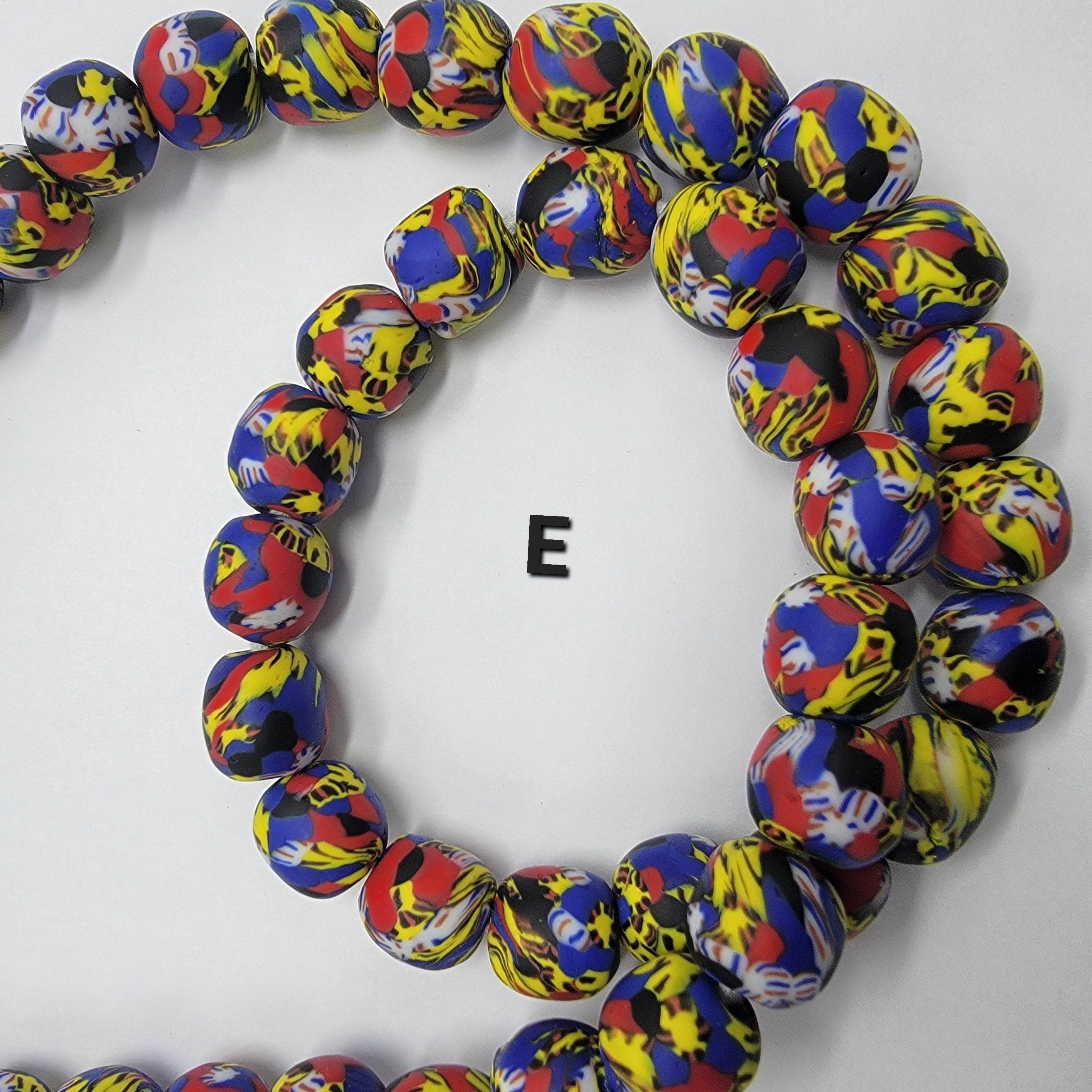 African Recycled Glass Beads, Ethnic Beads