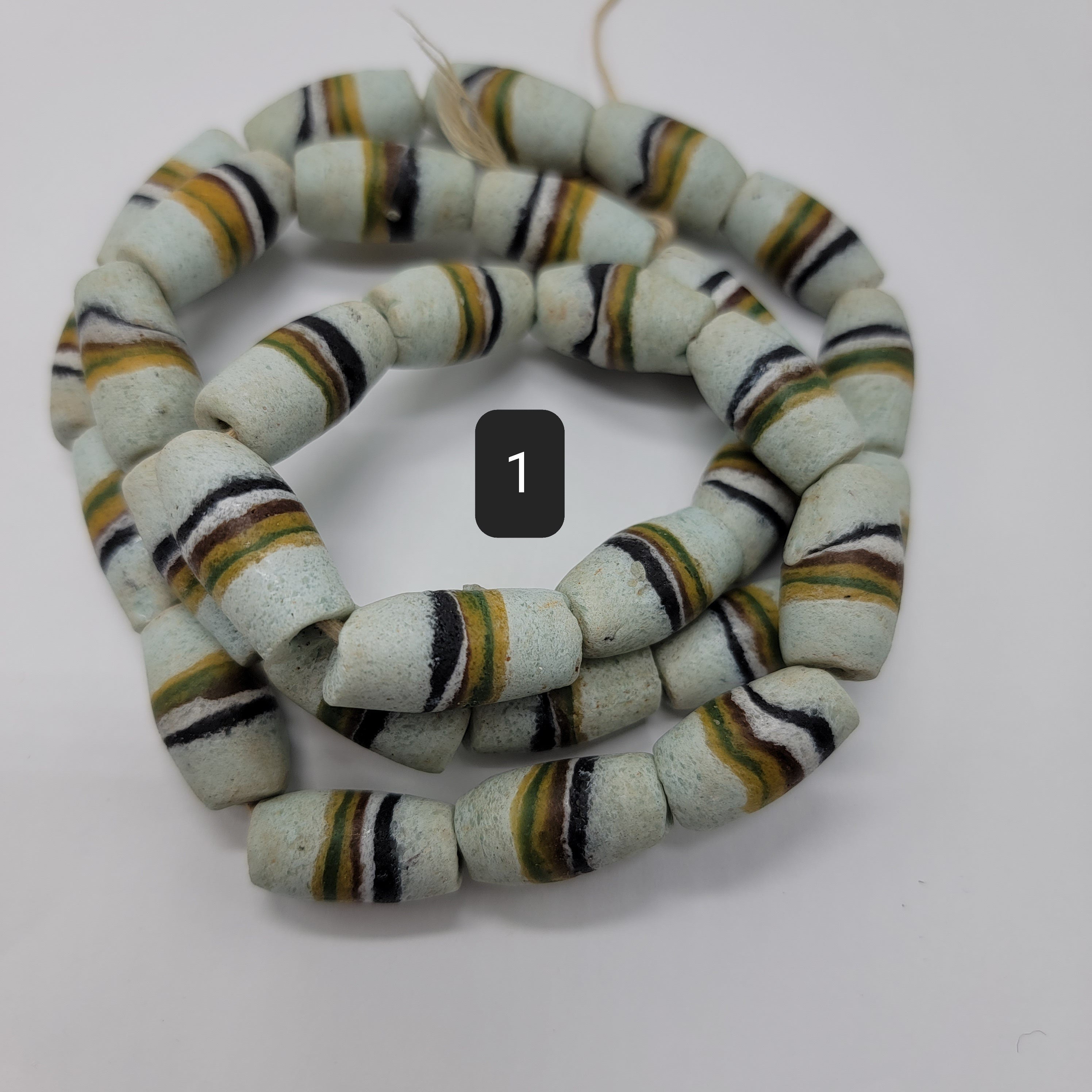 Ghana Bi-cone Beads, African Beads