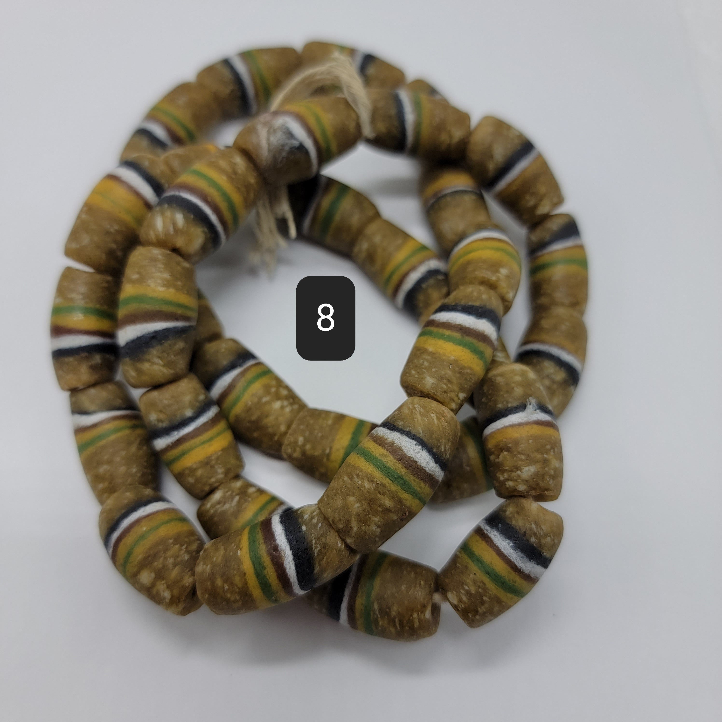 Ghana Bi-cone Beads, African Beads