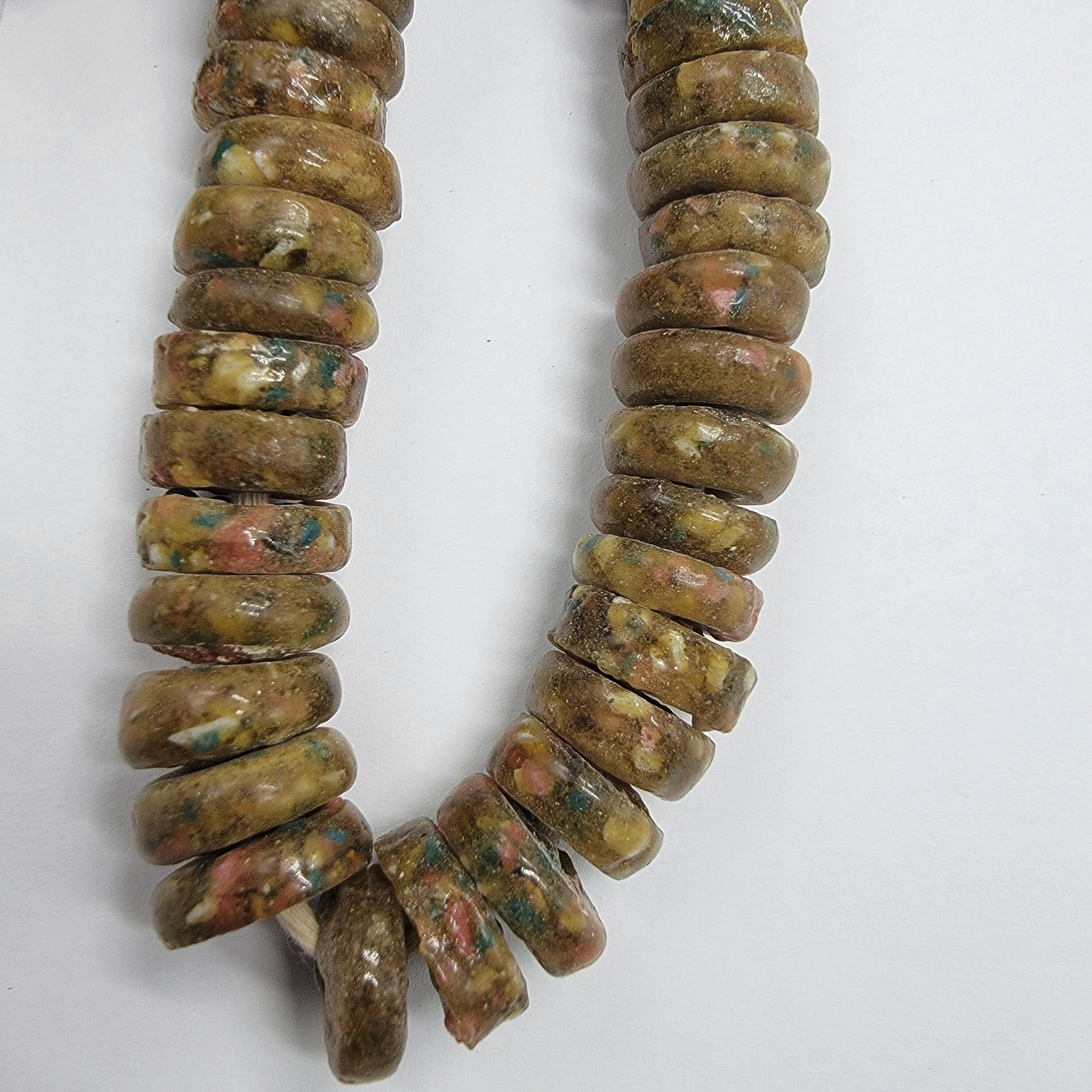 Brown Marble Spacer Beads