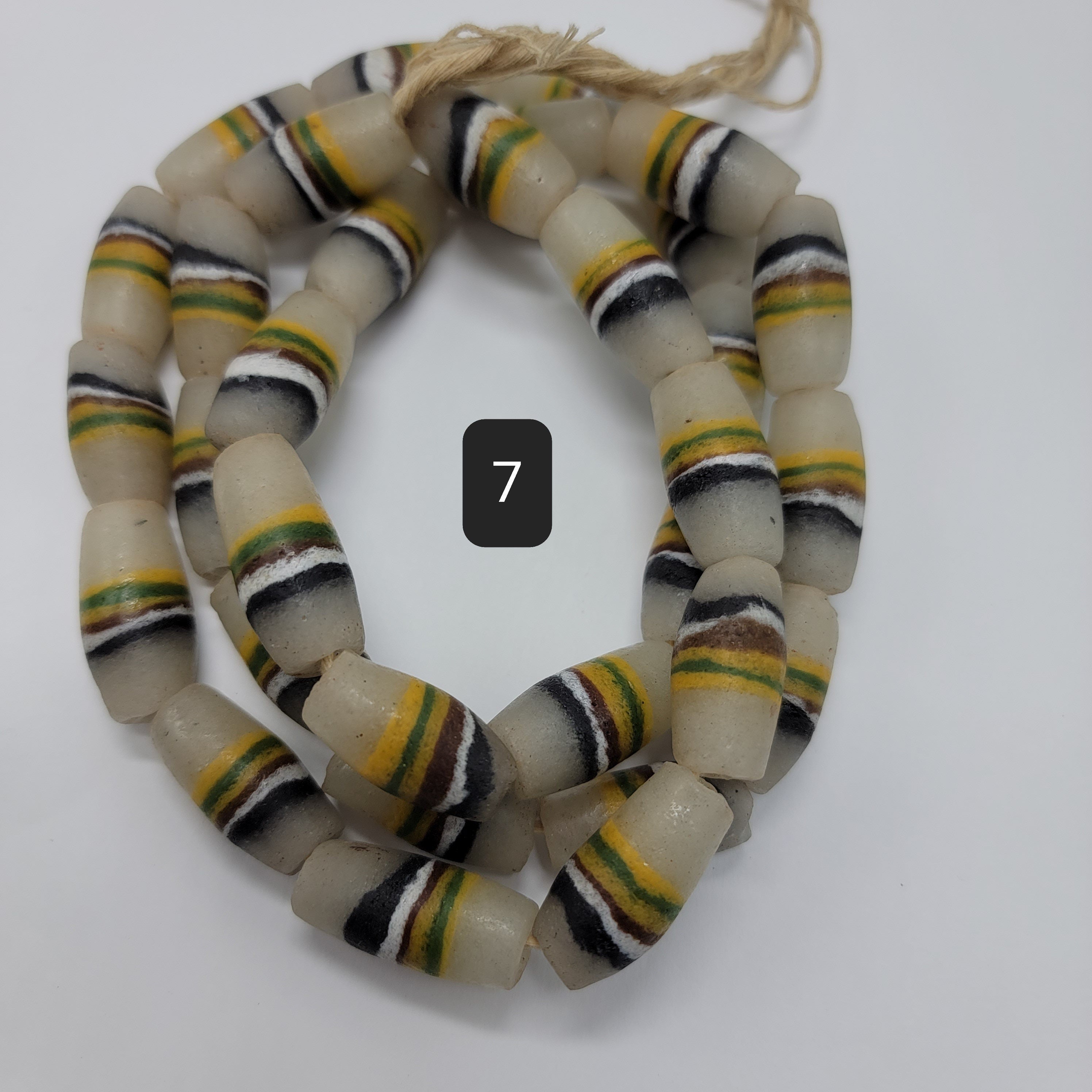 Ghana Bi-cone Beads, African Beads