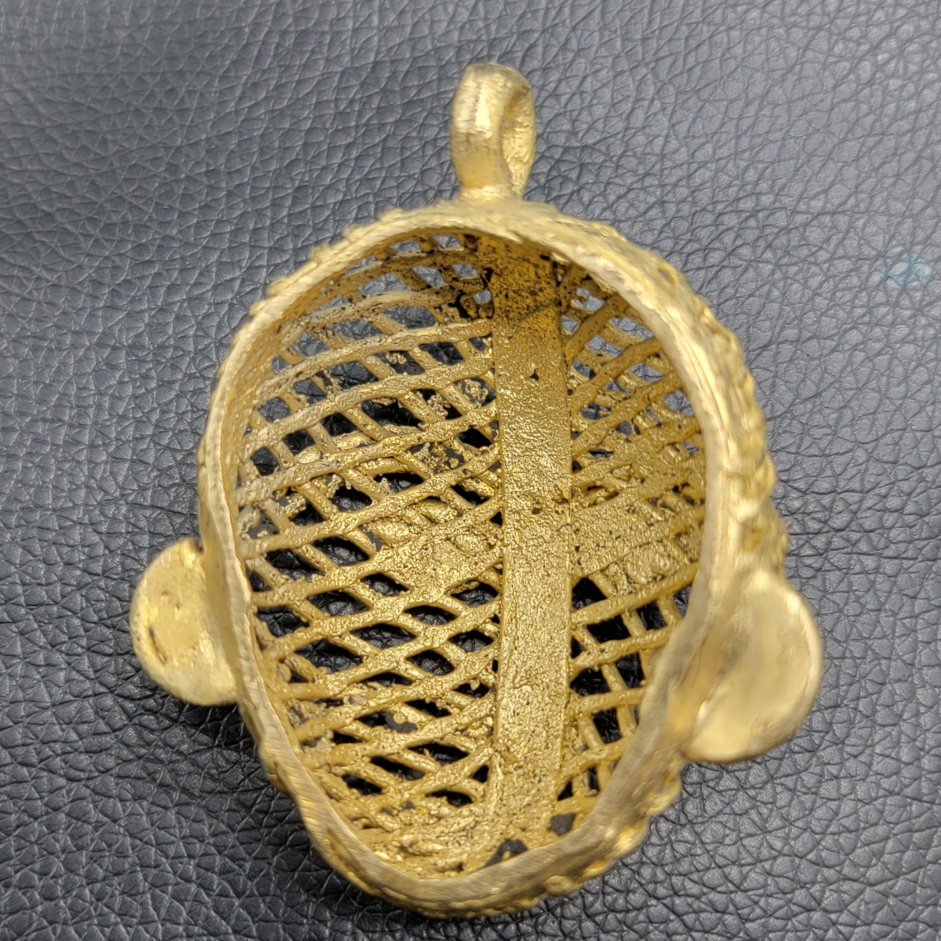 Netted African Face Mask Pendant