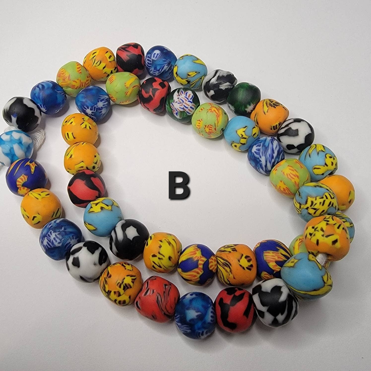 African Recycled Glass Beads, Ethnic Beads