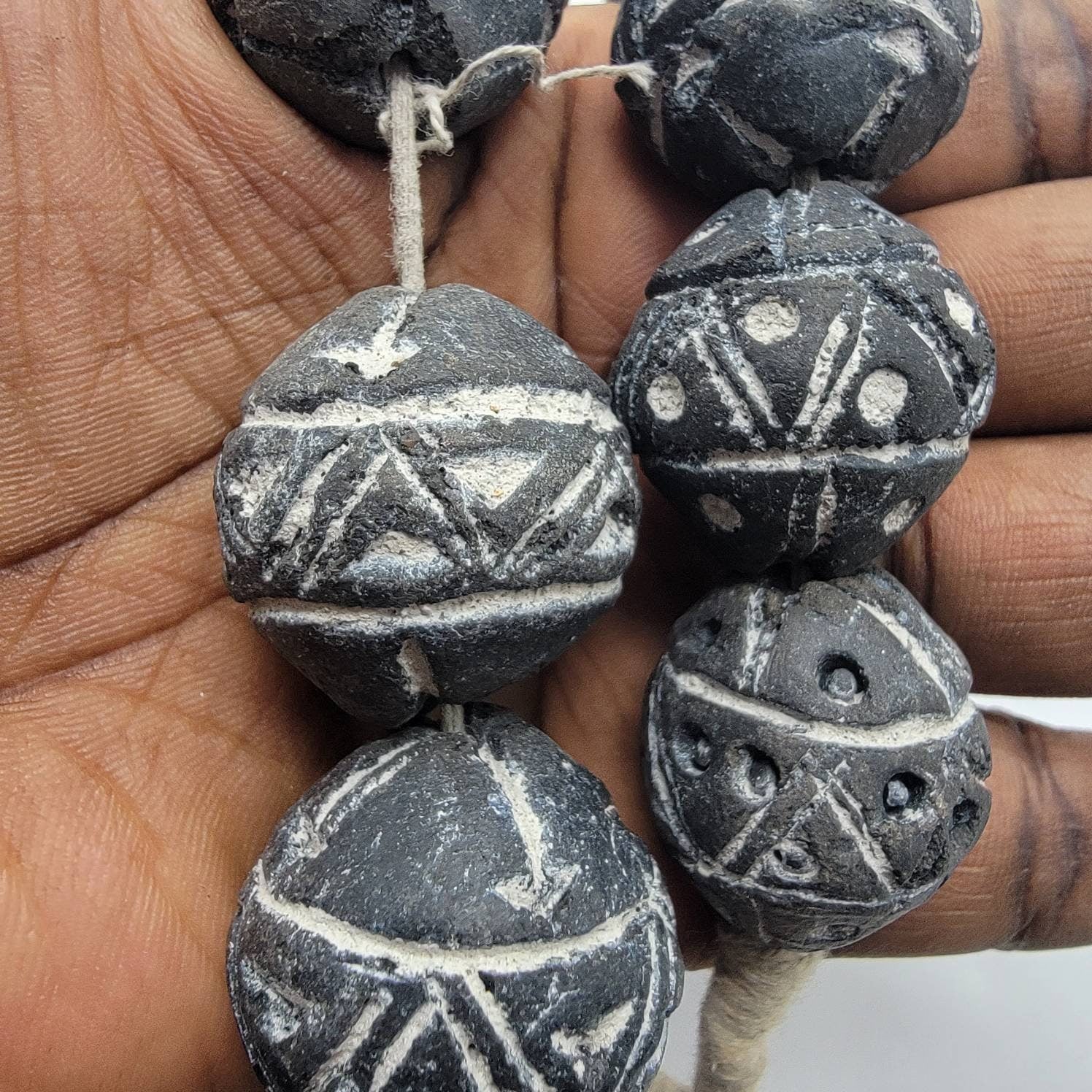 Mix Clay Beads, African Terracotta Beads