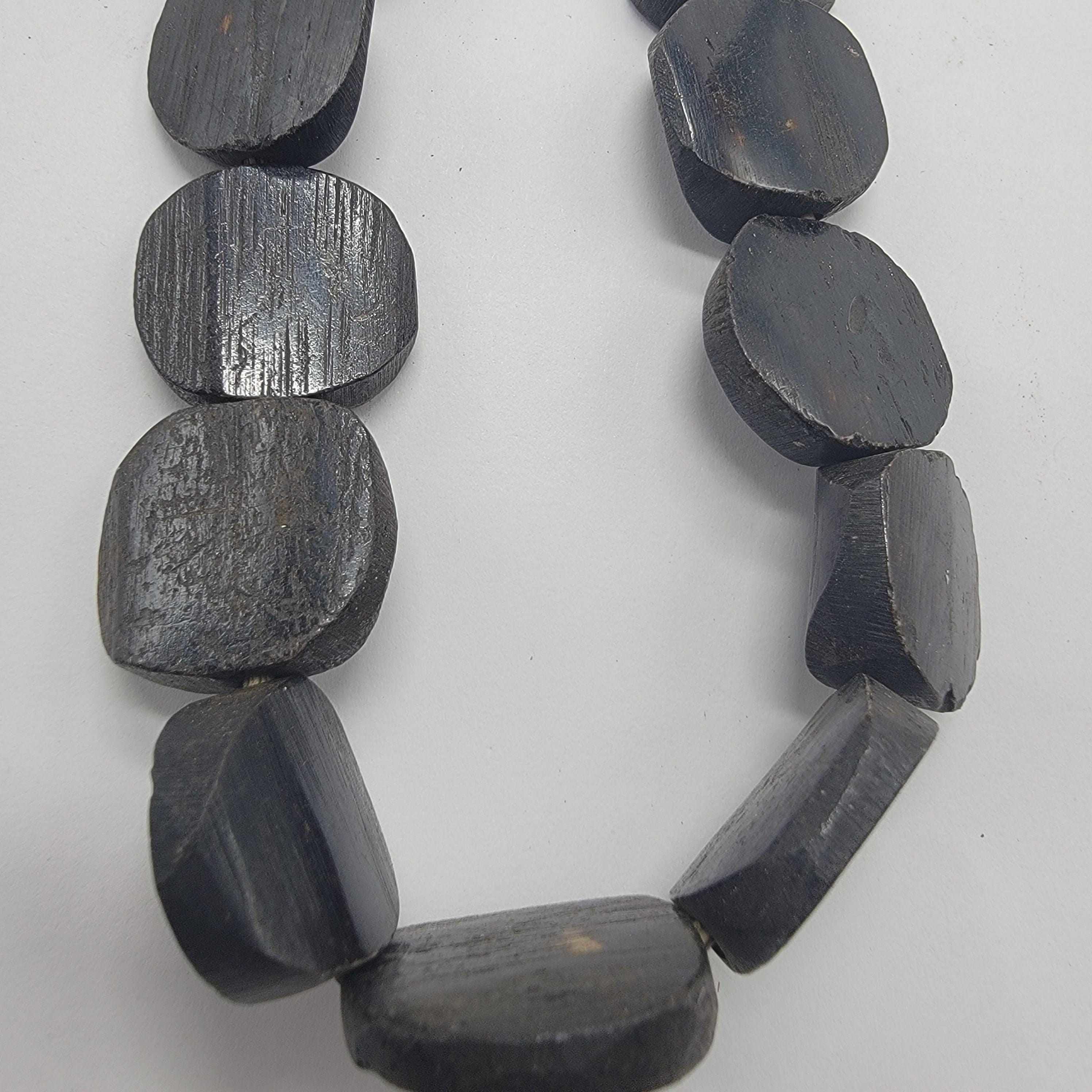 Circular African Bone Beads