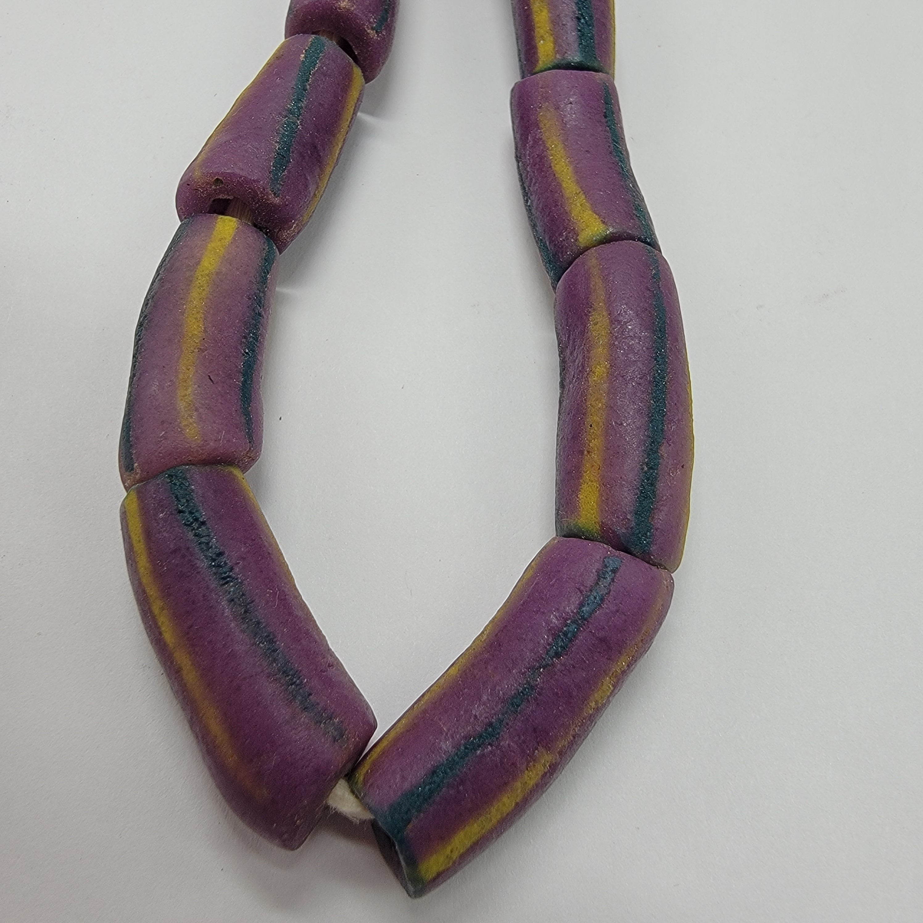 Ethnic Tube Beads Krobo Beads