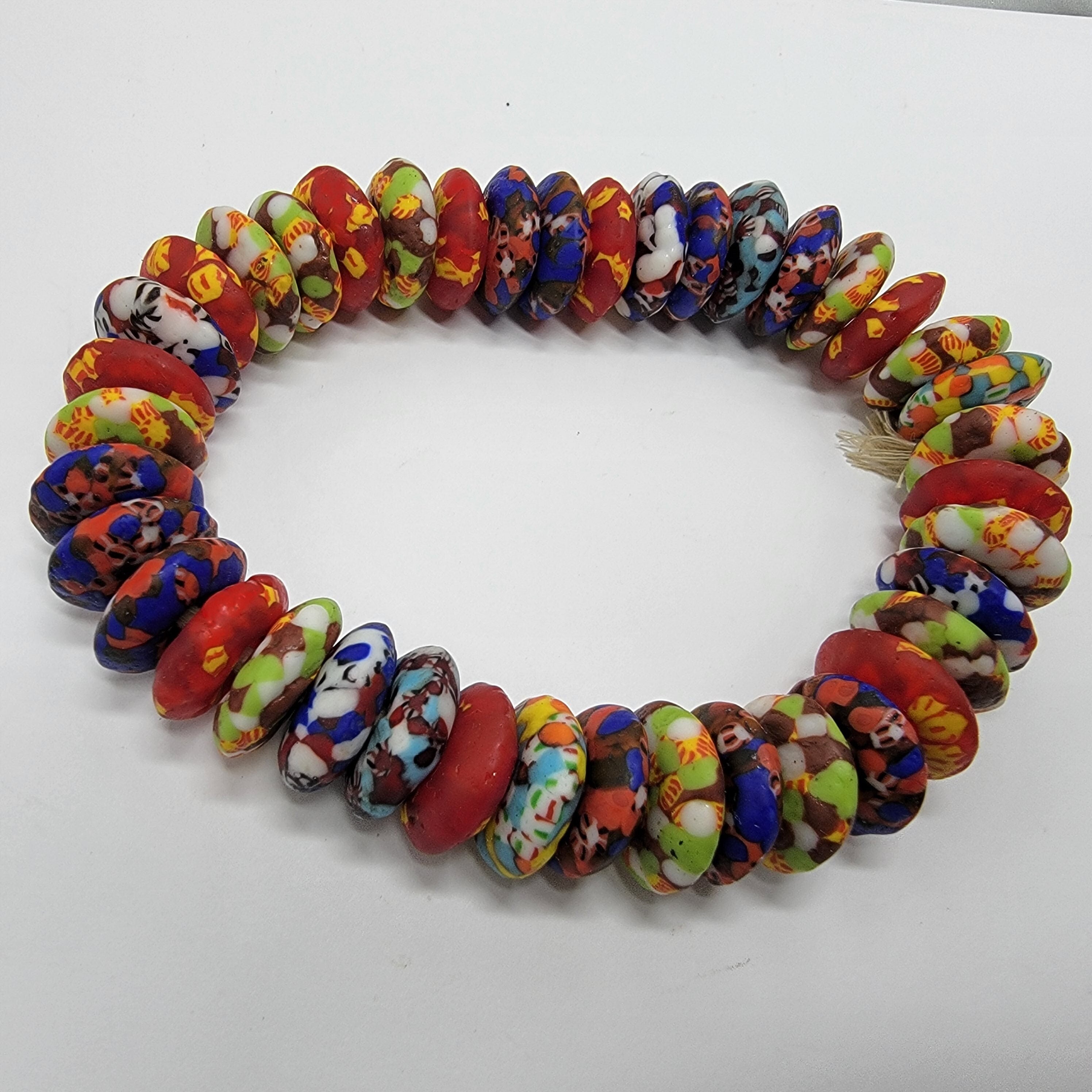 Large Colored African Beads