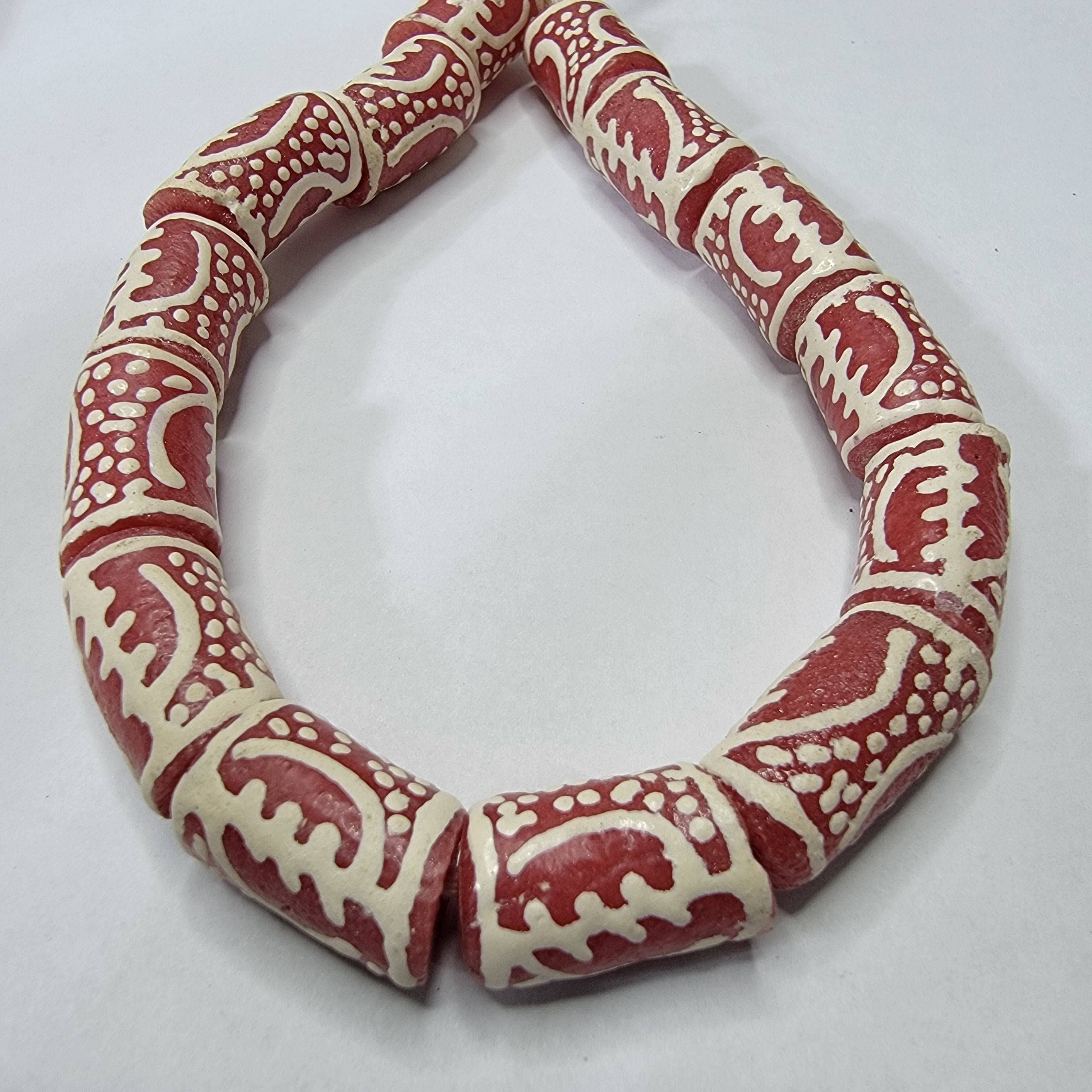 Gye Nyame Beads, Ghana Beads, Tribal Beads