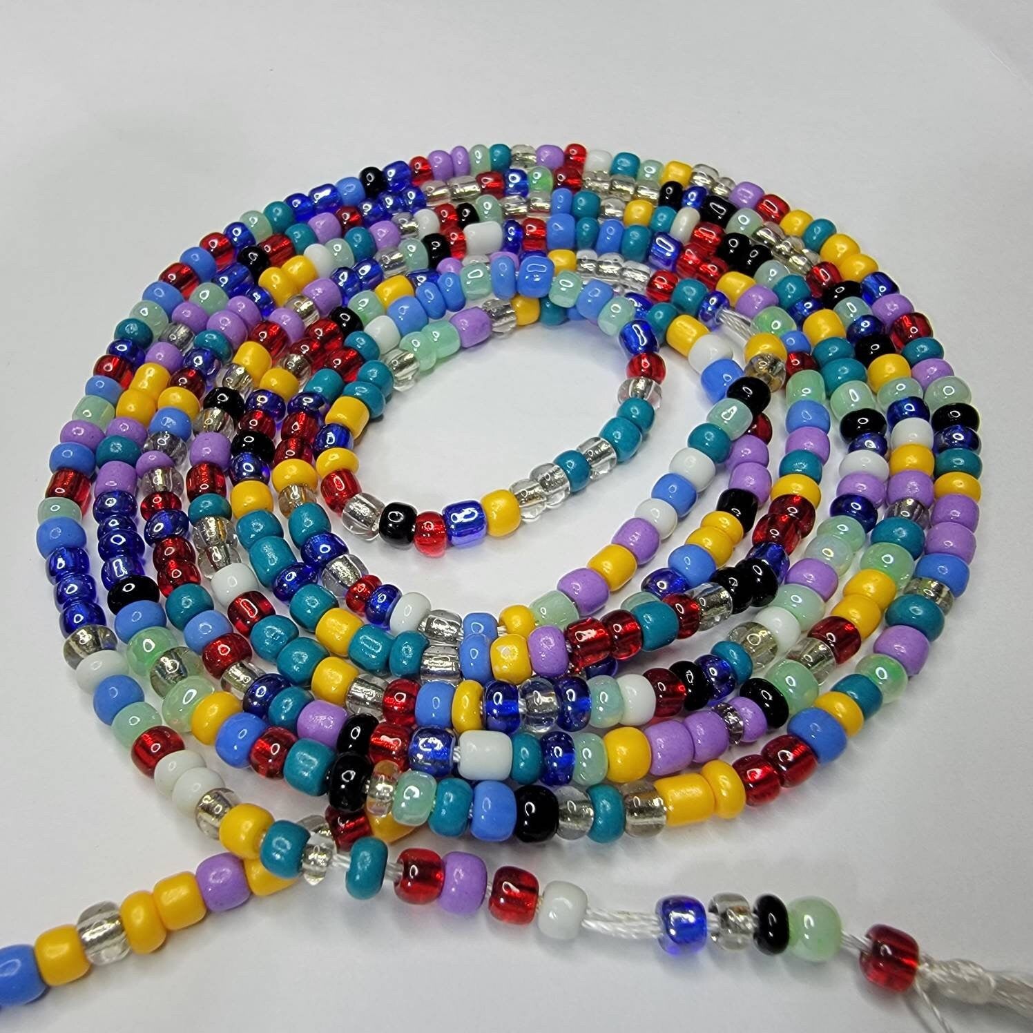 Waist Beads for Waist loss, Belly Chain, Tie on, Clasp Beads