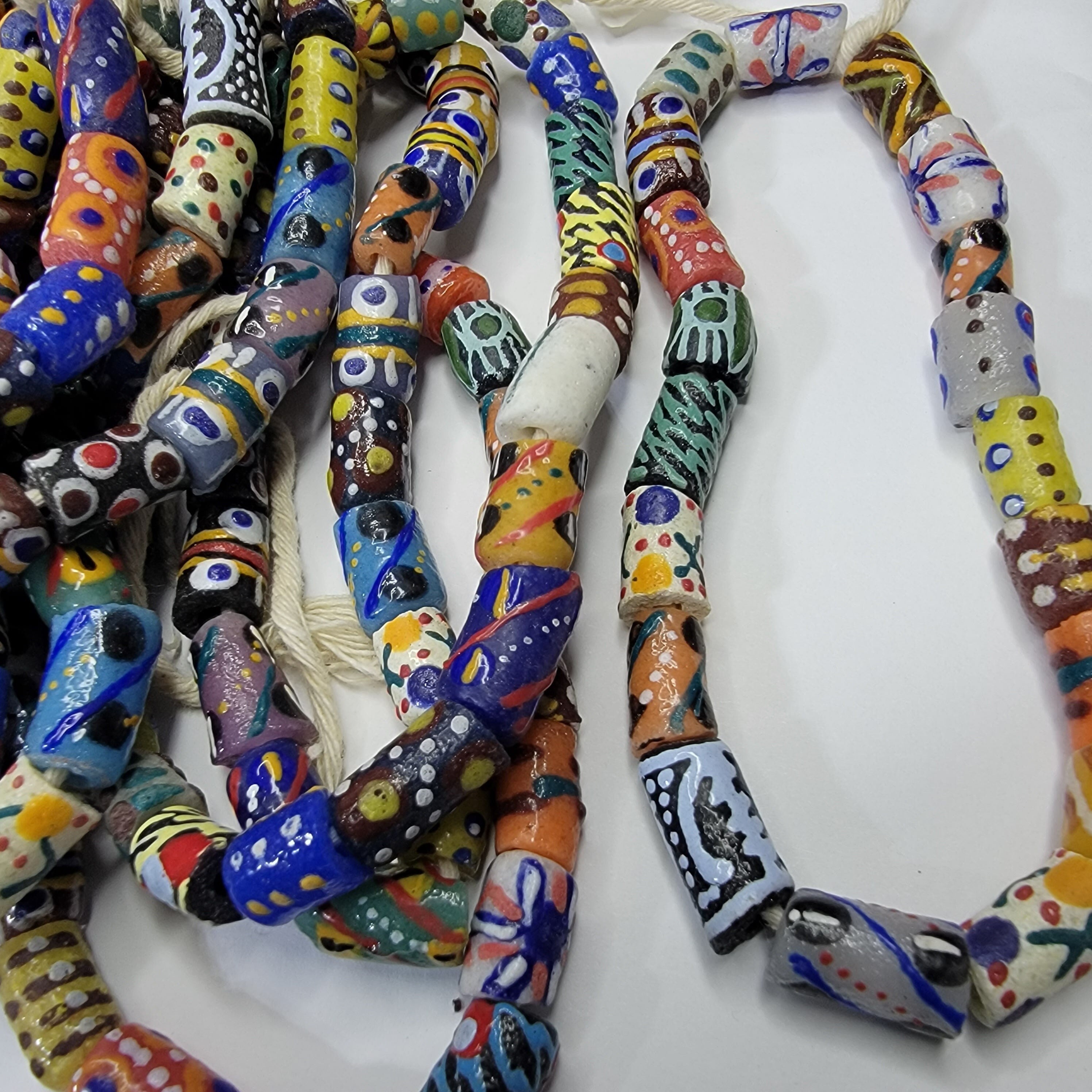 19 Small Beads, Ethnic Beads