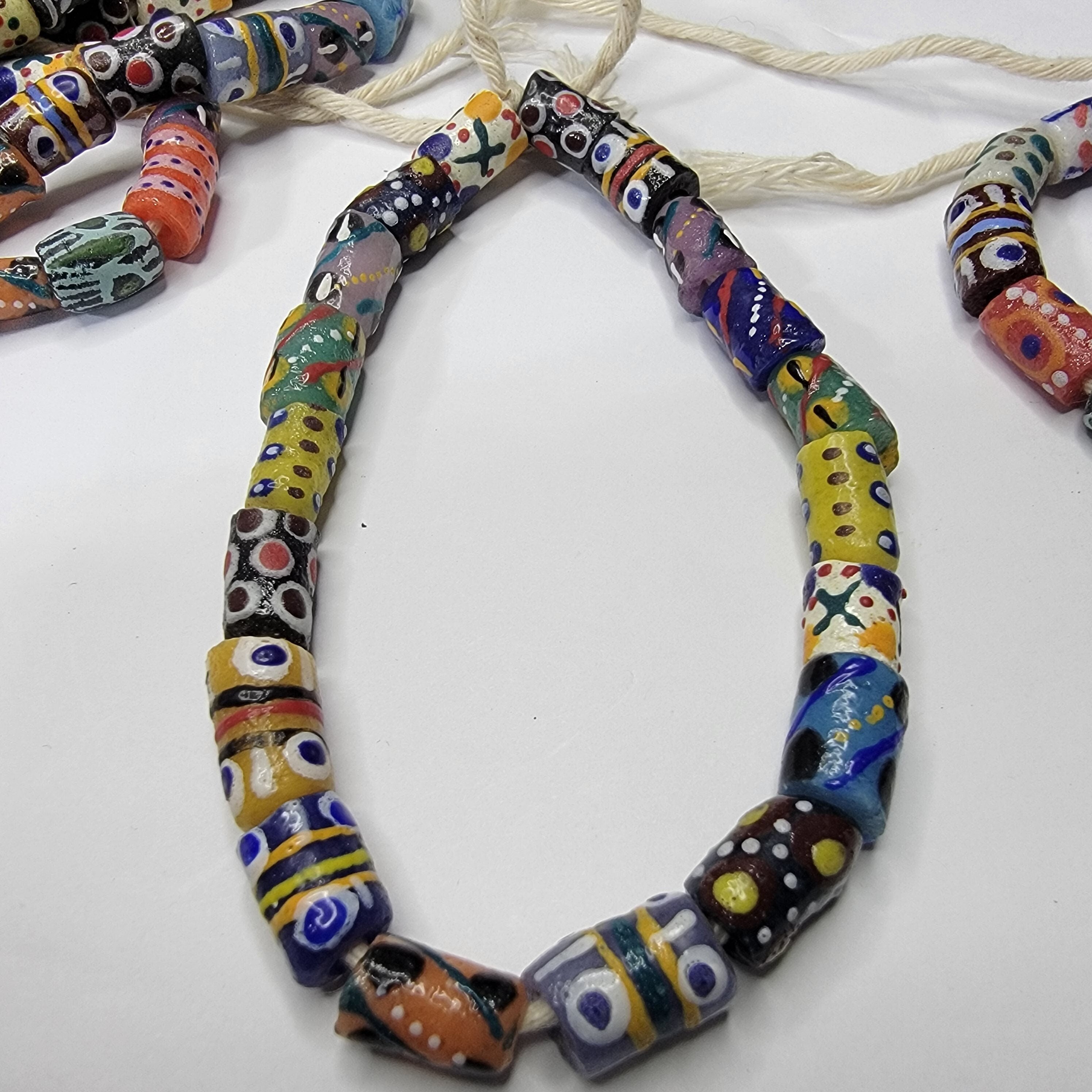 19 Small Beads, Ethnic Beads