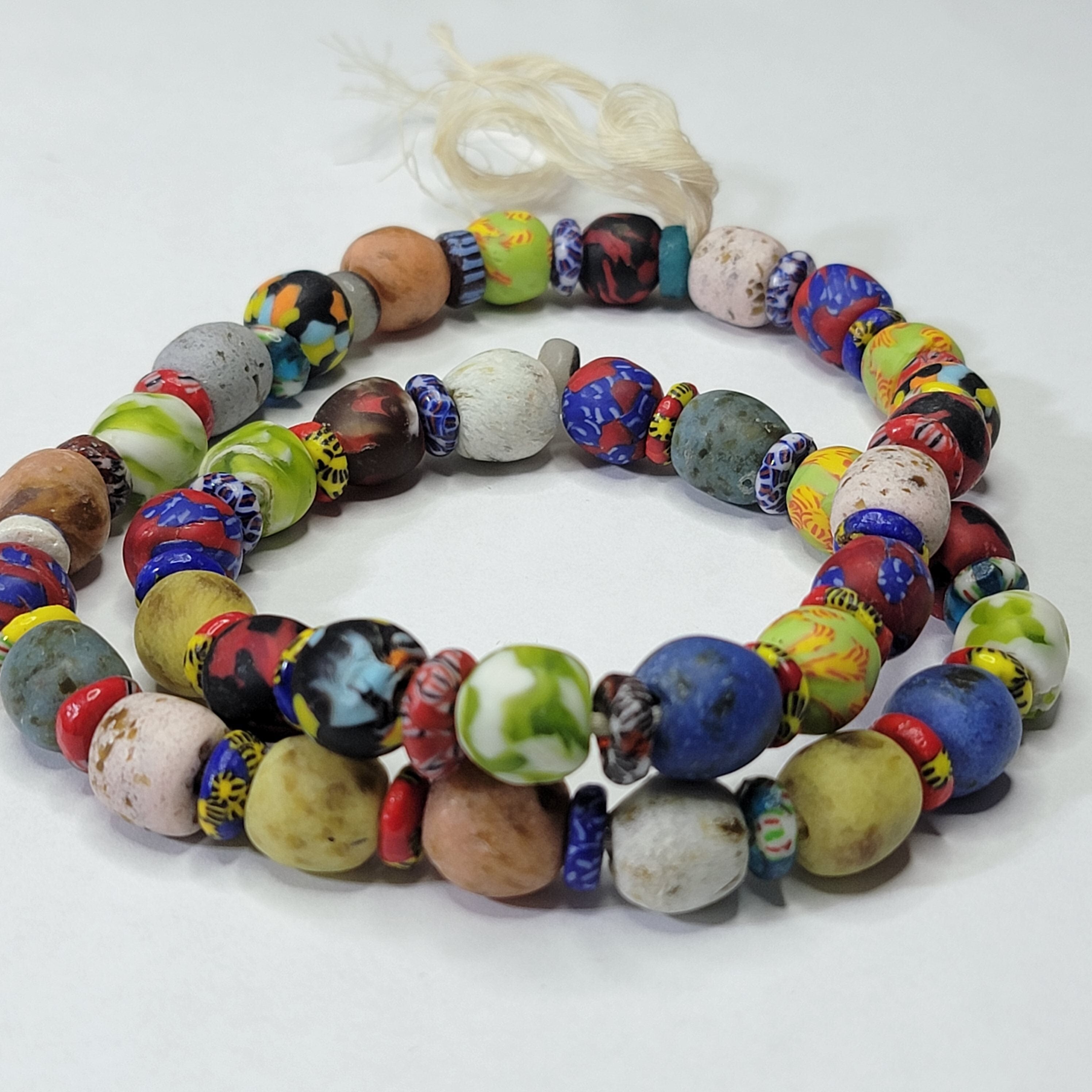 Round and Spacer Beads, African Jewelry