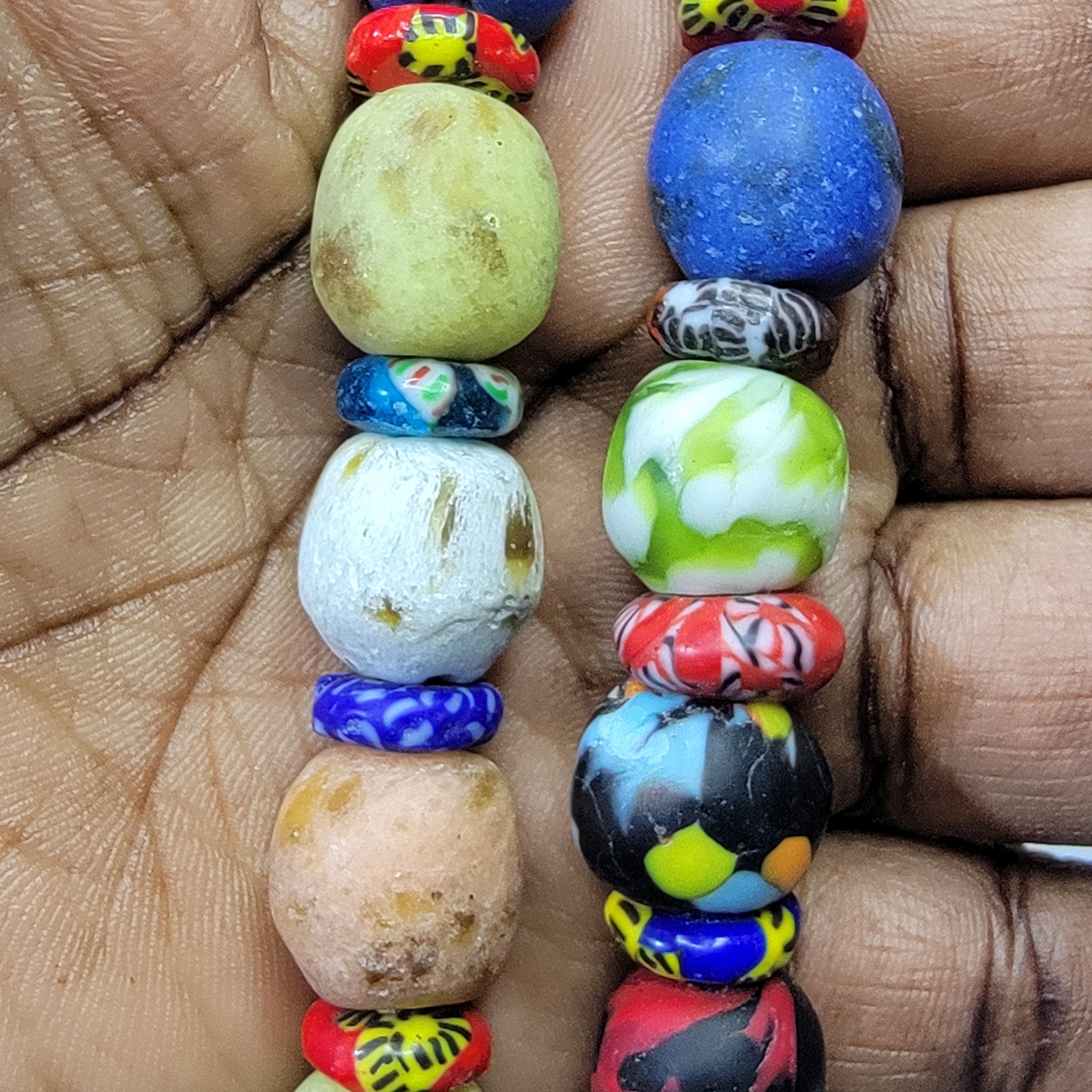 Round and Spacer Beads, African Jewelry