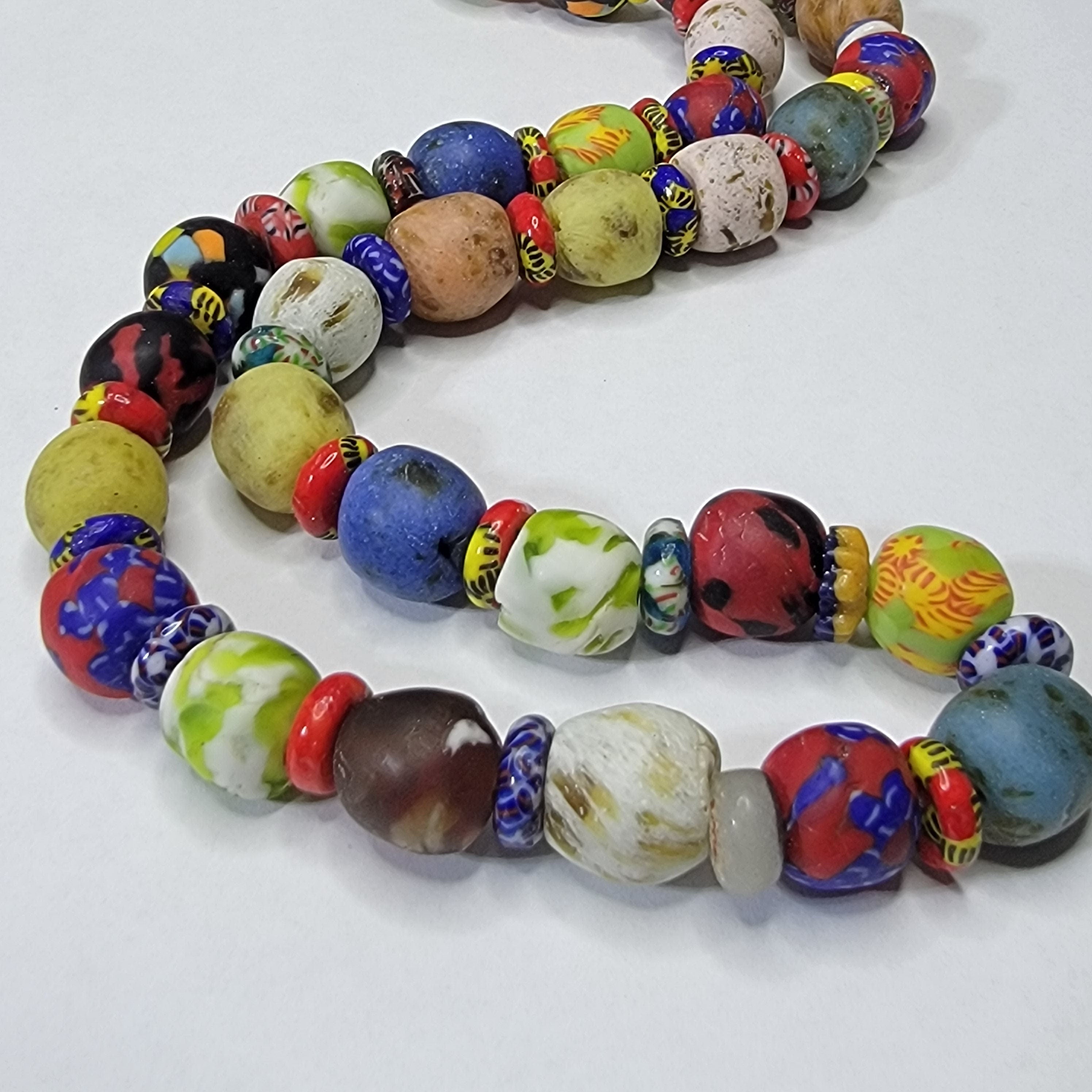 Round and Spacer Beads, African Jewelry