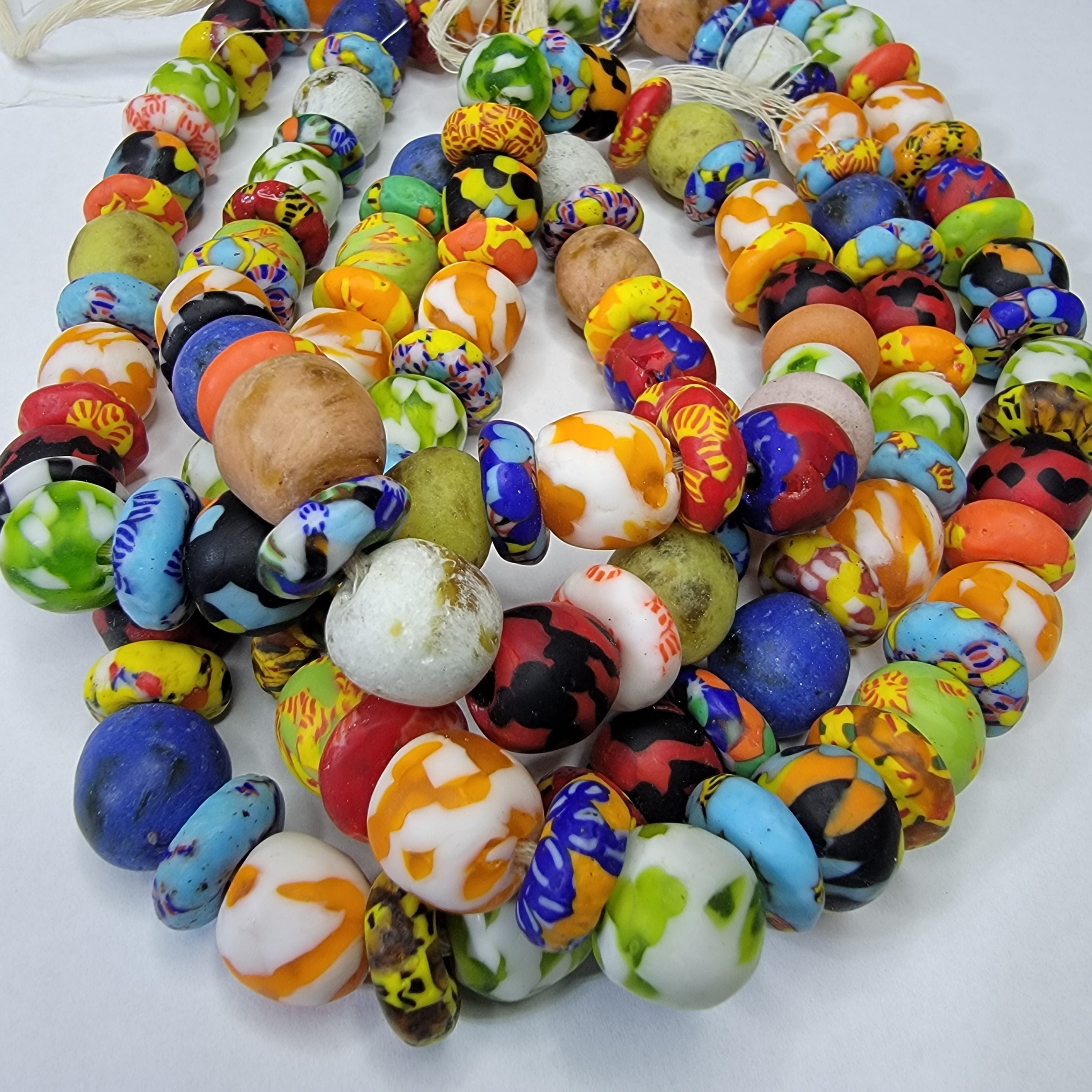 Round and Spacer Beads, African Jewelry