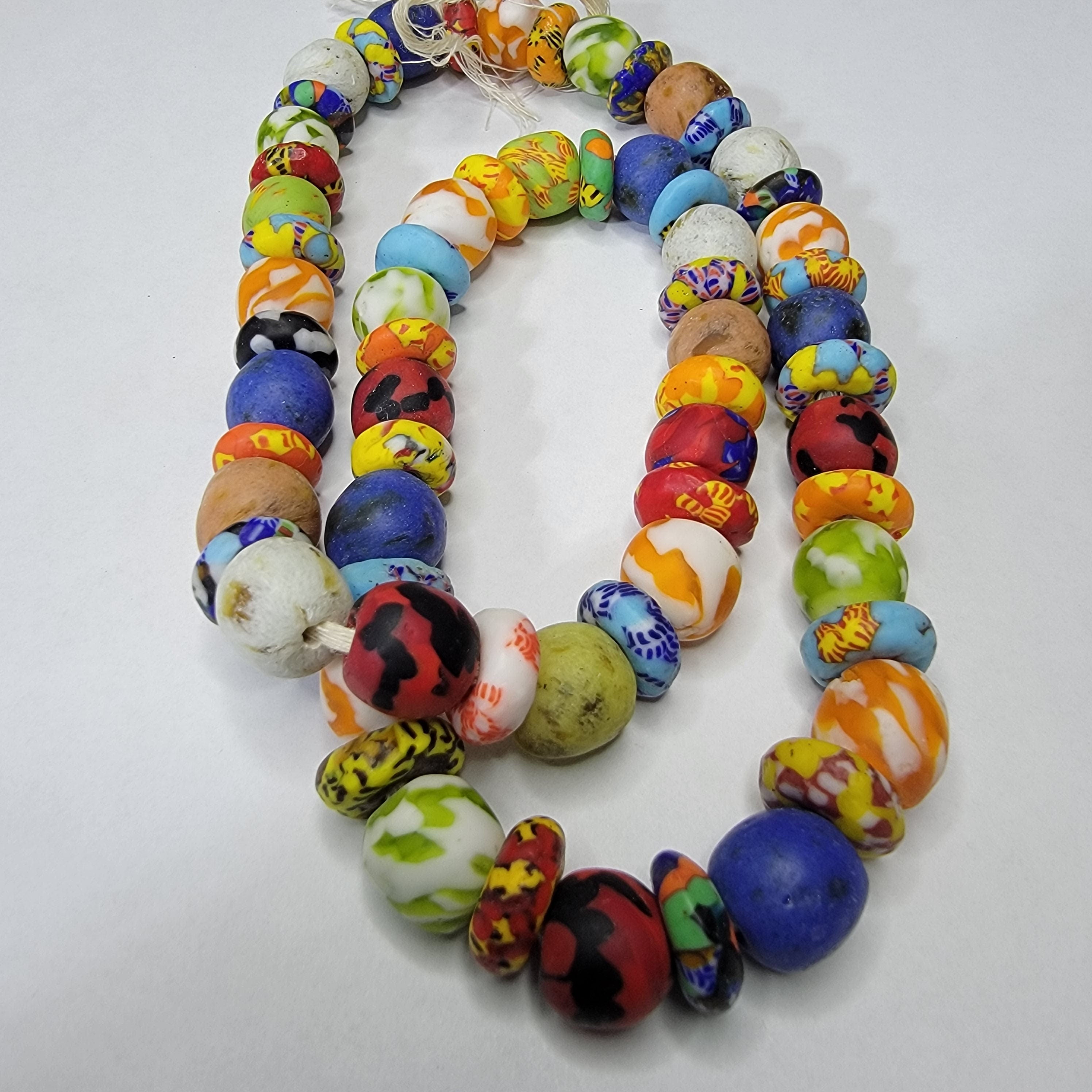 Round and Spacer Beads, African Jewelry