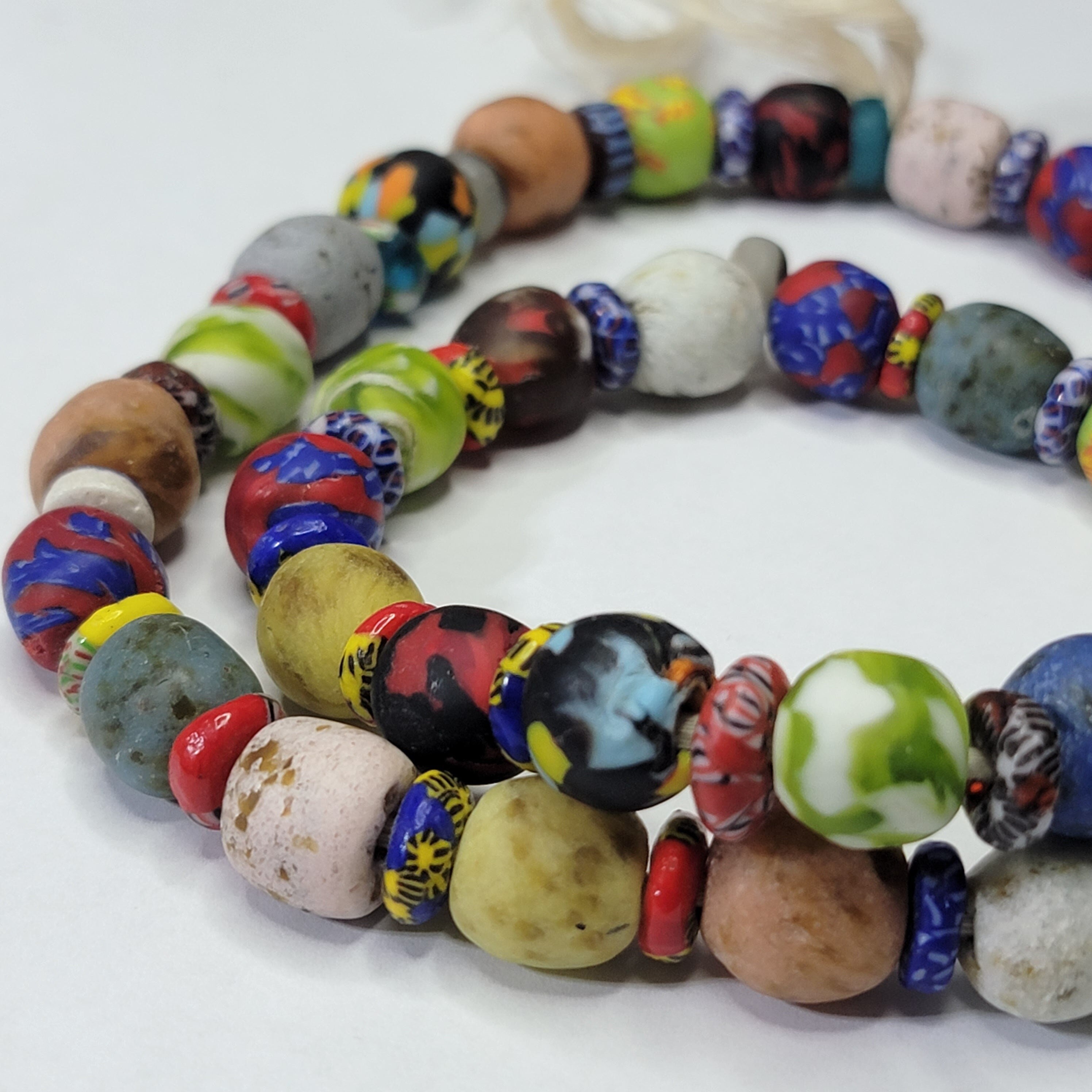 Round and Spacer Beads, African Jewelry