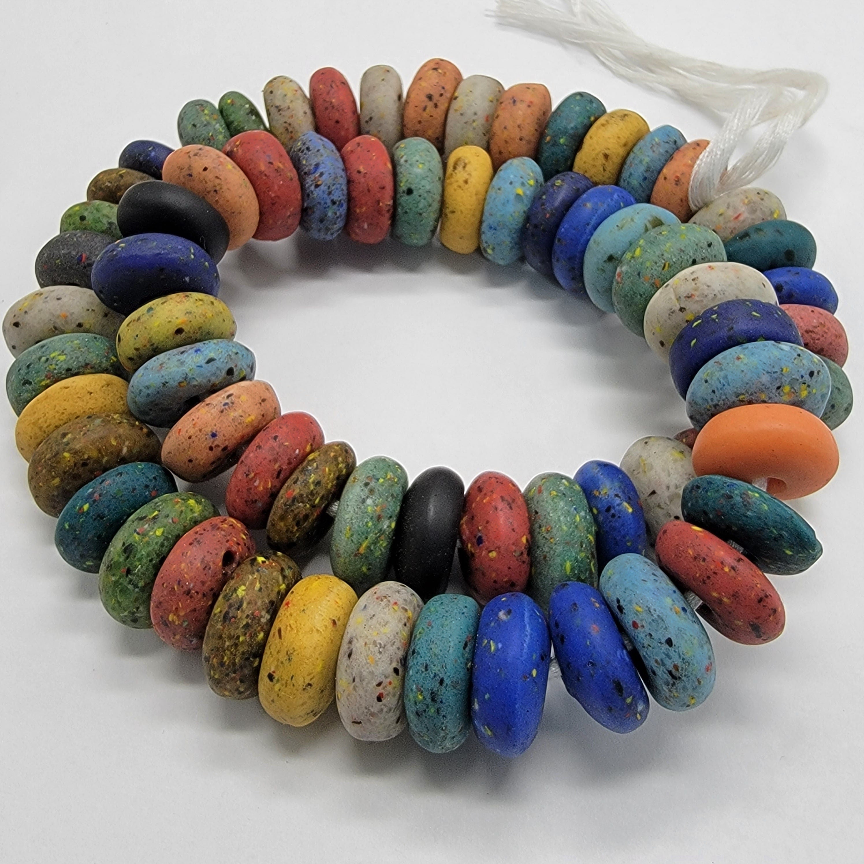 Large Natural Spacer Beads, African Jewelry