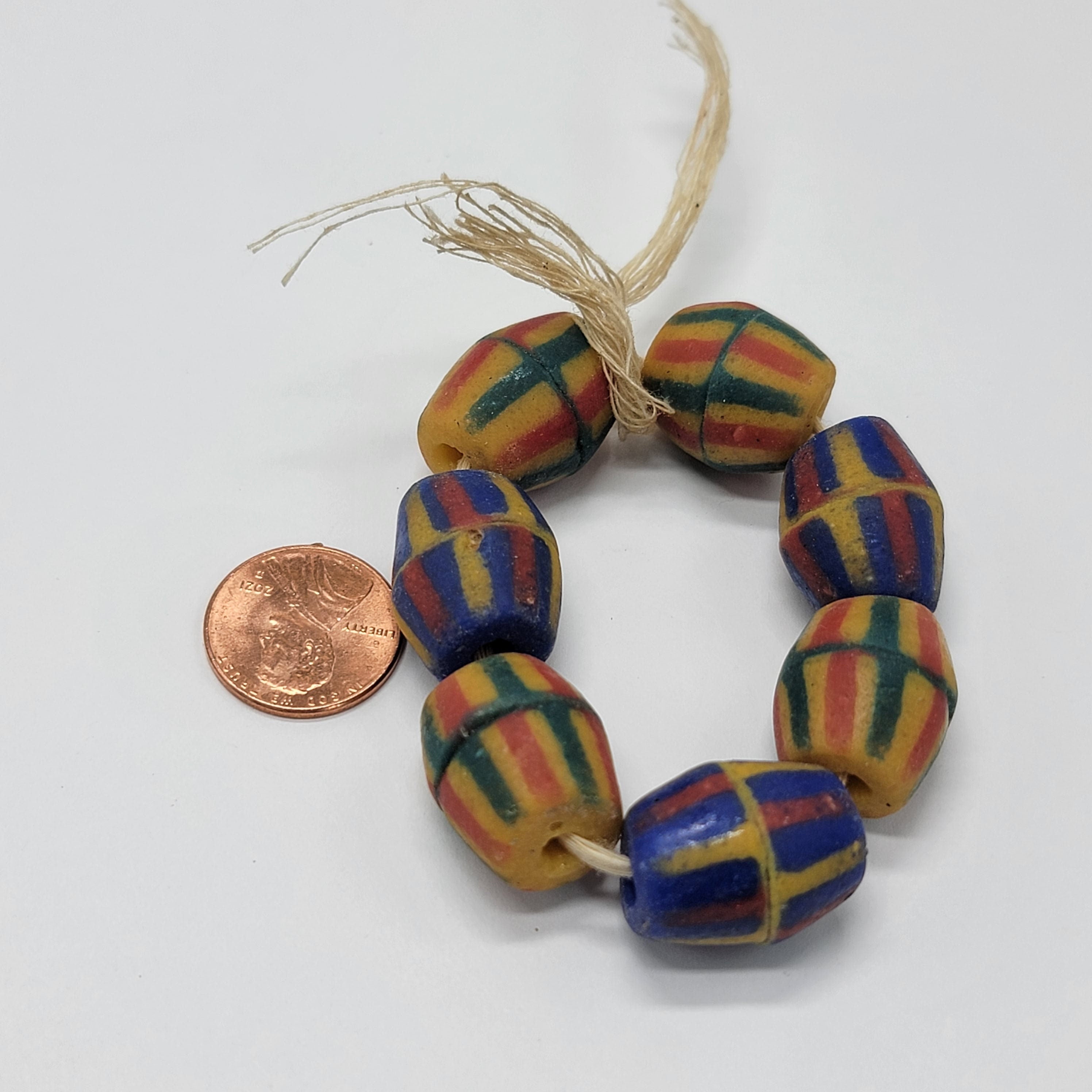 Ghana Mix Bi-cone Beads, African Beads