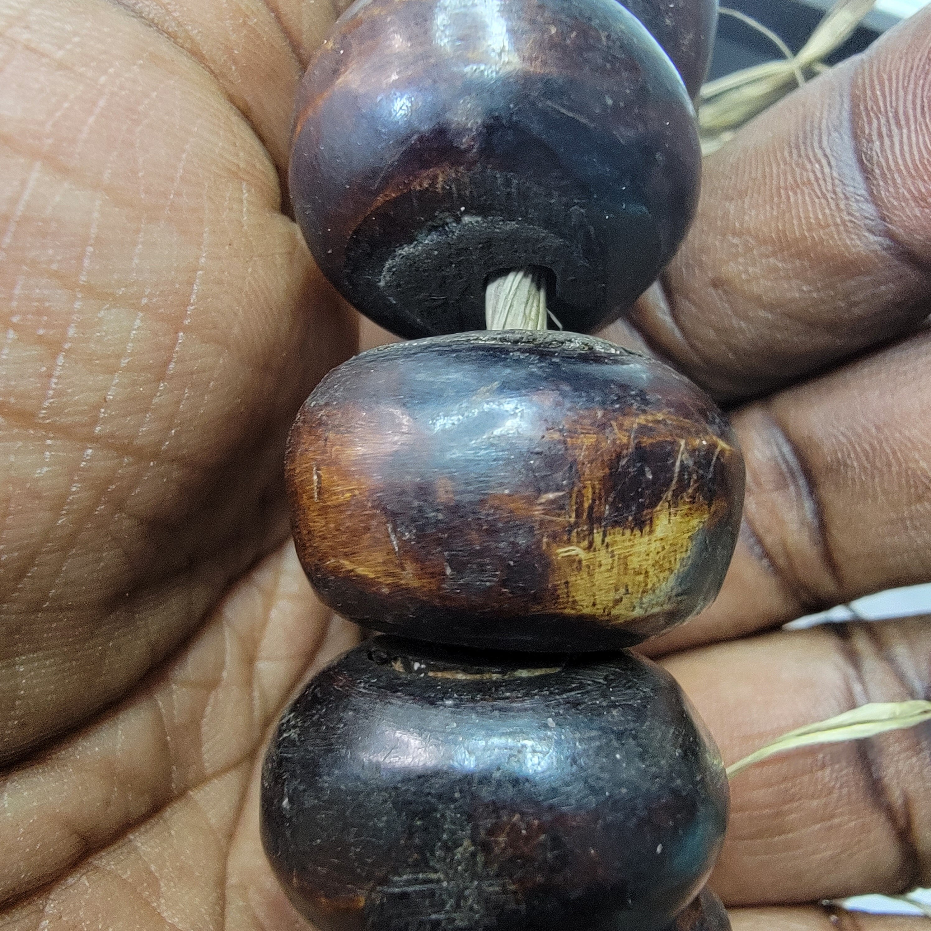 Brown Kenyan Bone Beads