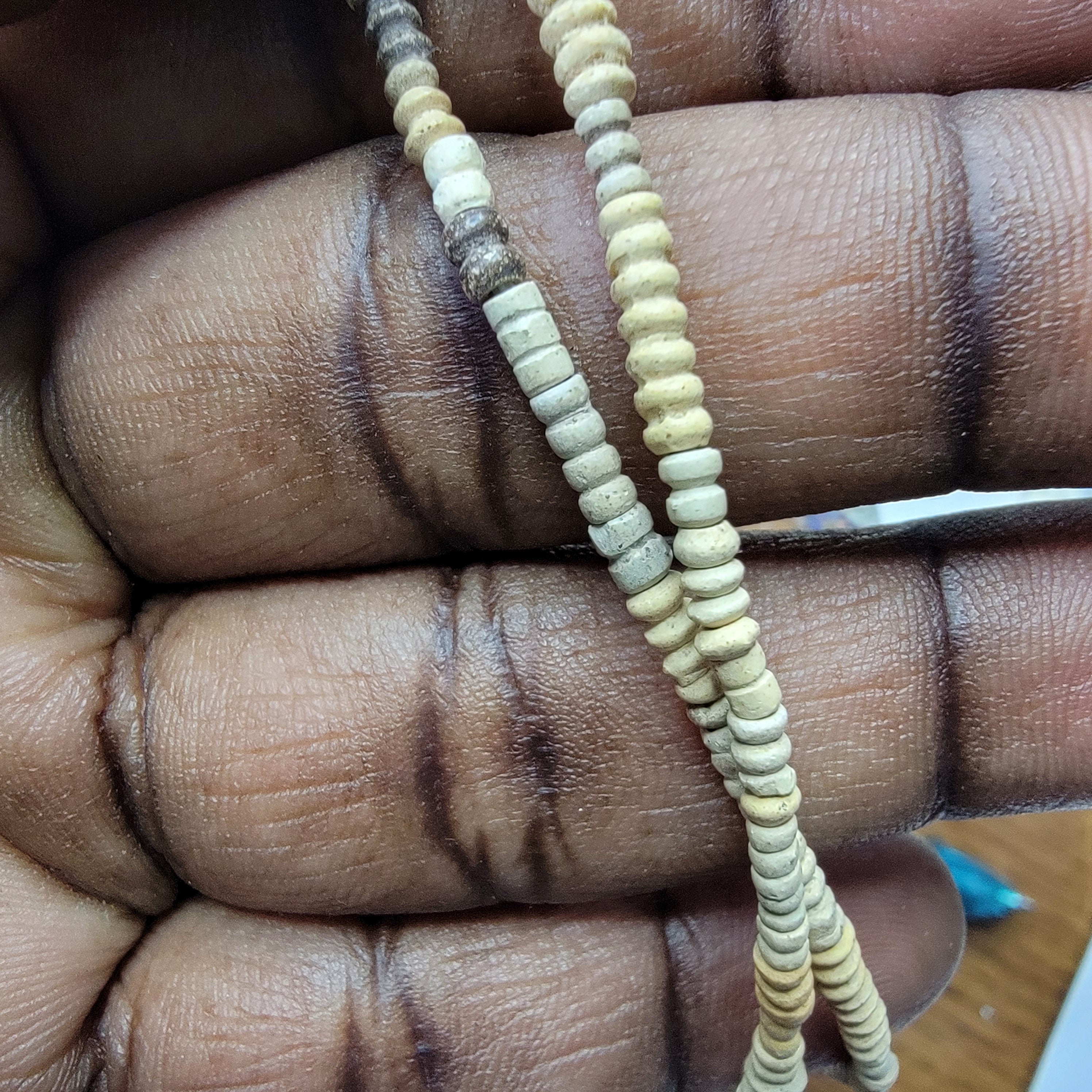 Tiny Terracotta Clay Beads, African Beads