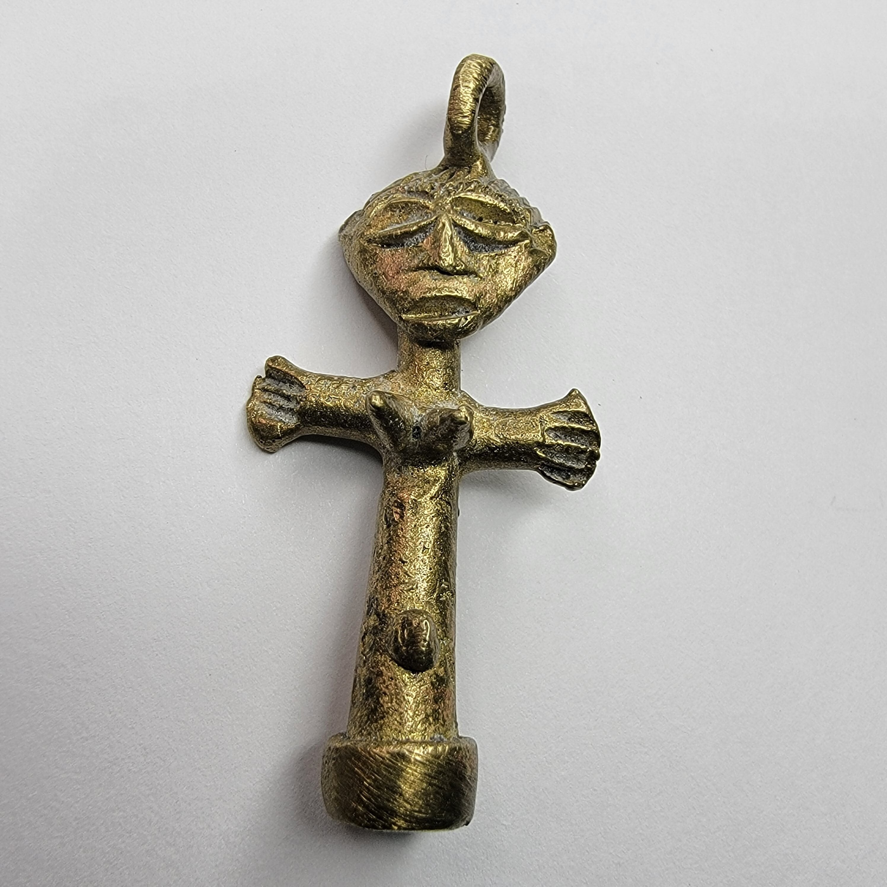 Fertility Doll, African Brass