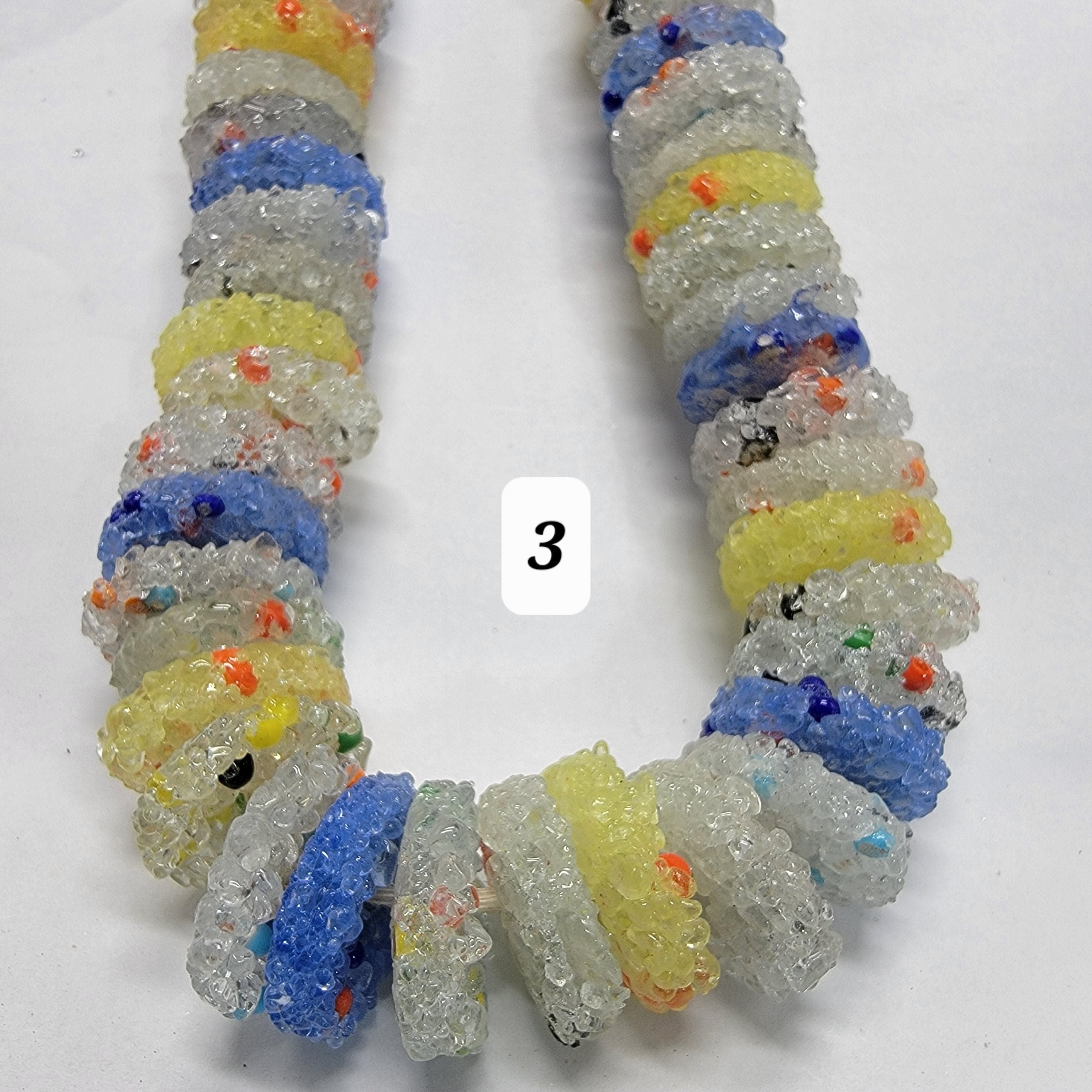 Sugar Spacer Beads, African Bead