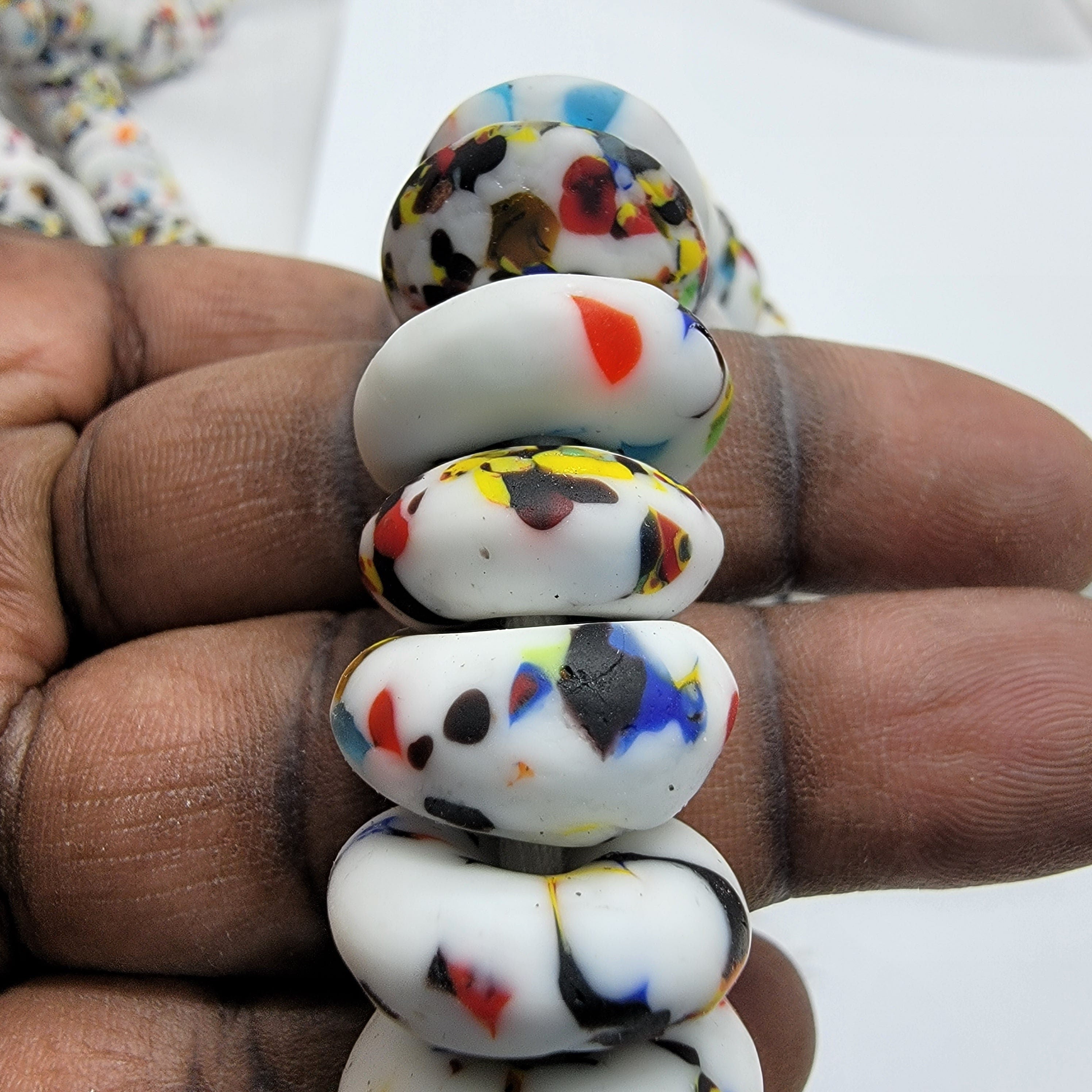 Large Spacer African Beads