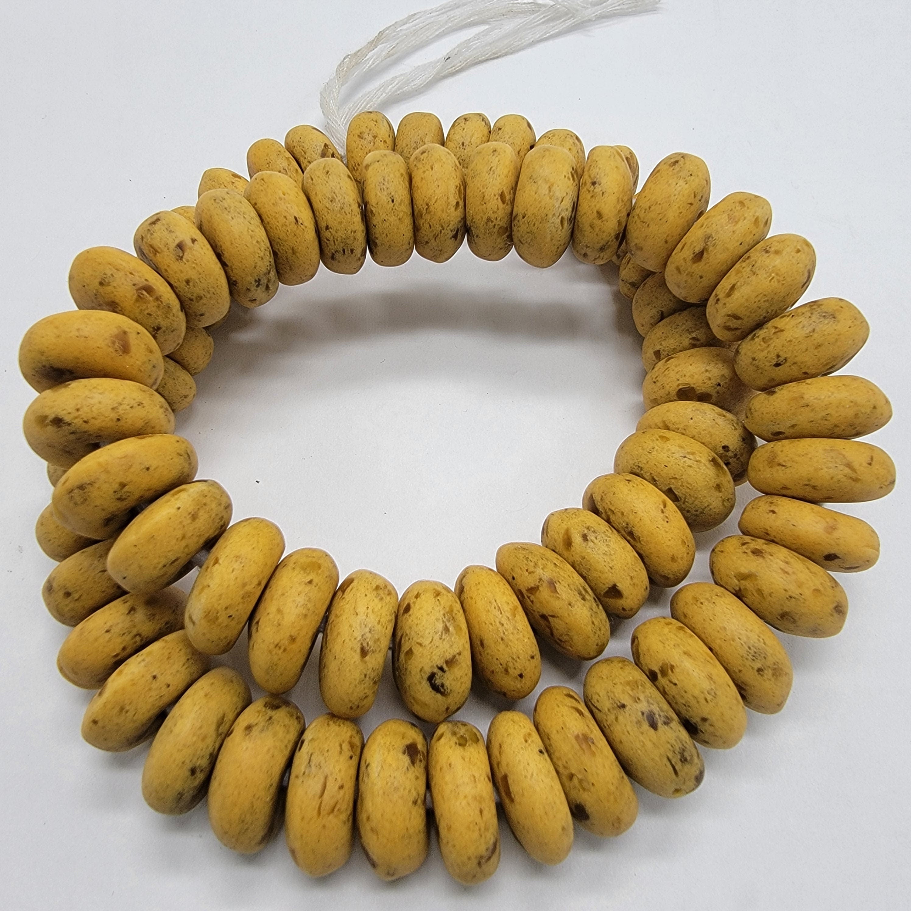 Large Natural Spacer Beads, African Jewelry