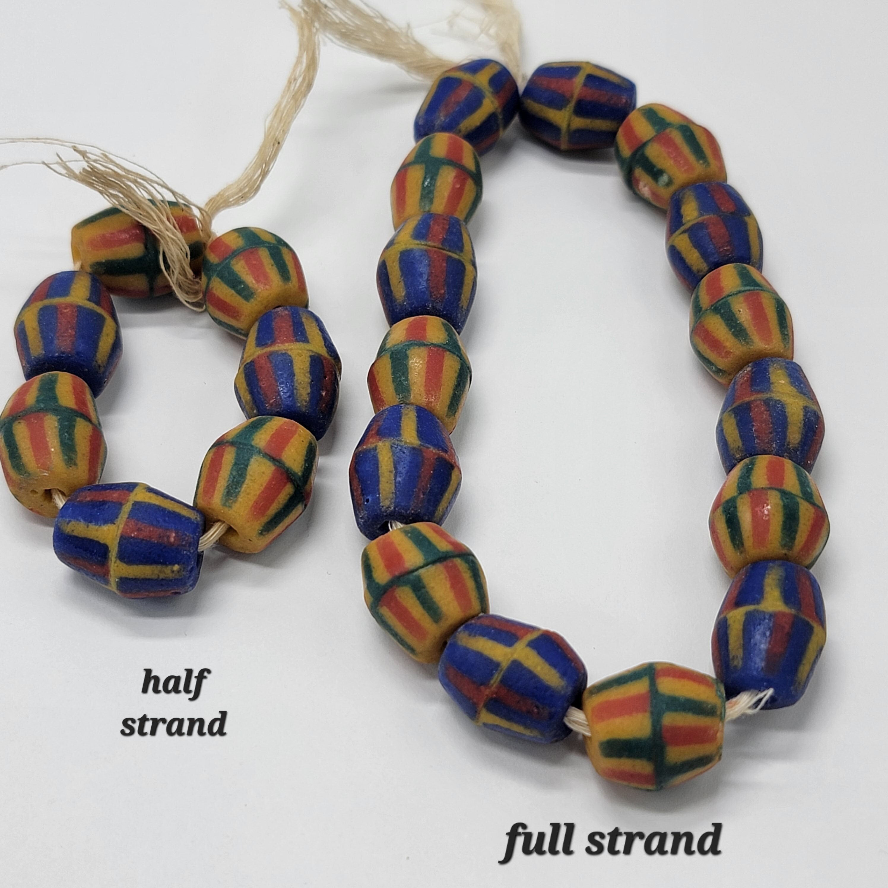 Ghana Mix Bi-cone Beads, African Beads