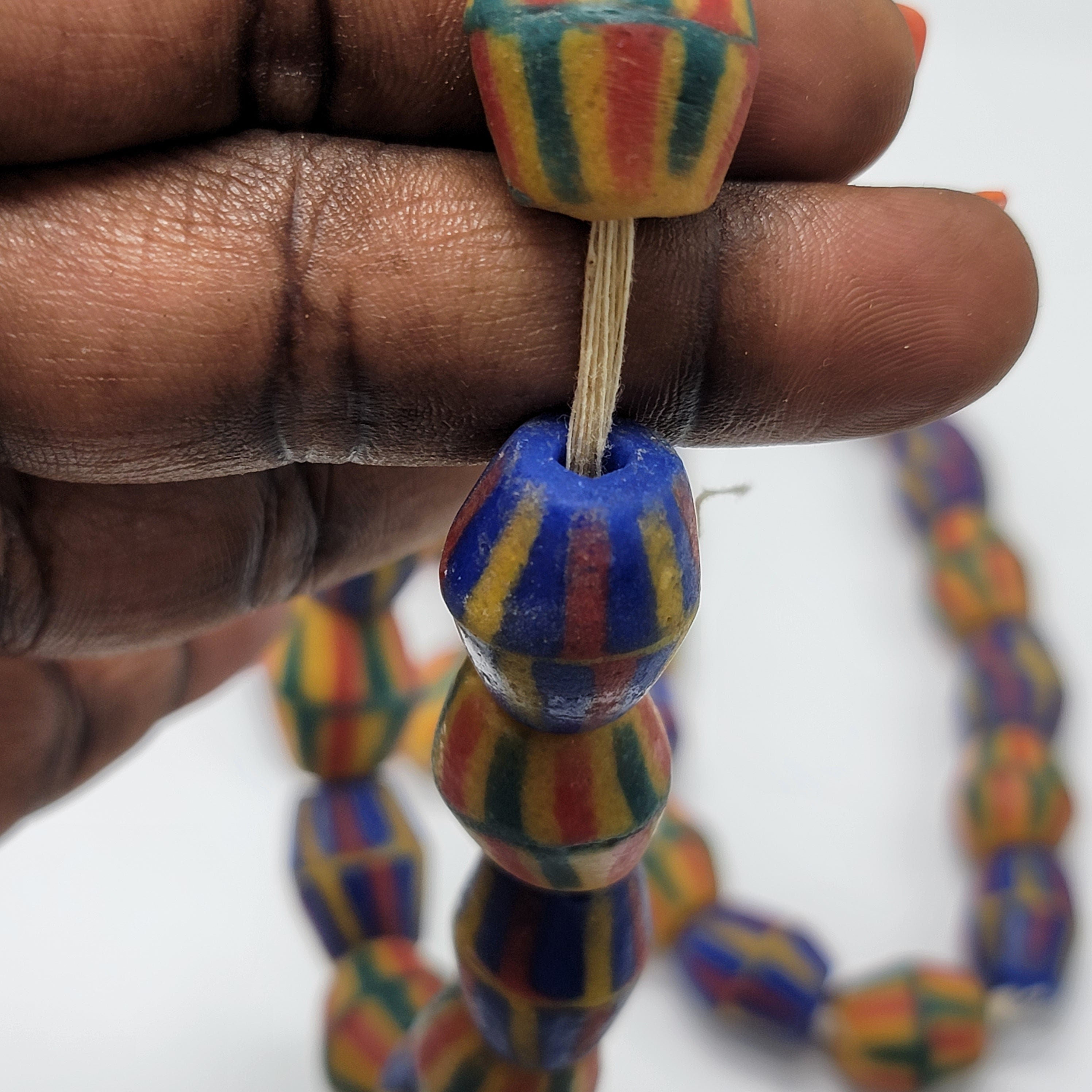 Ghana Mix Bi-cone Beads, African Beads