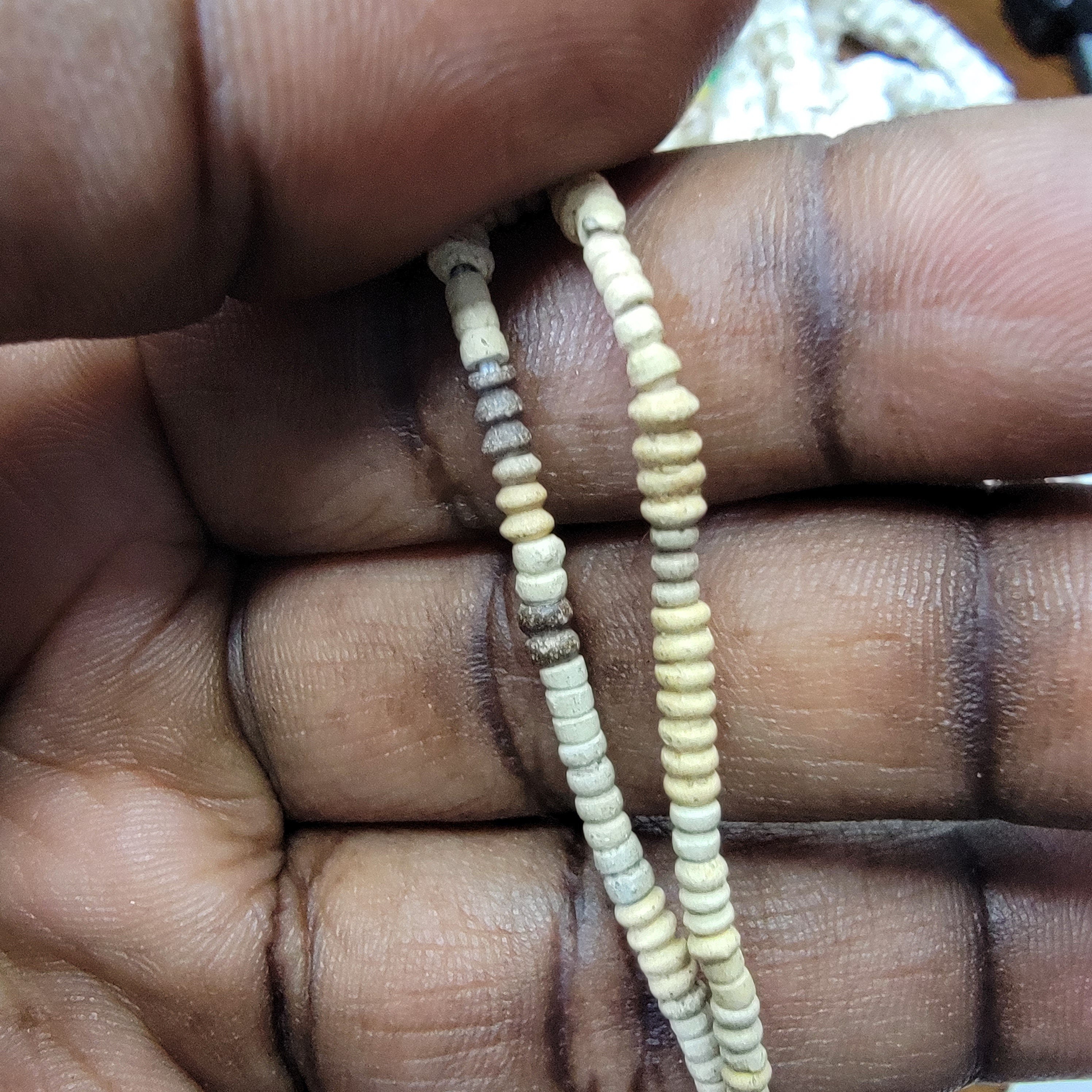 Tiny Terracotta Clay Beads, African Beads