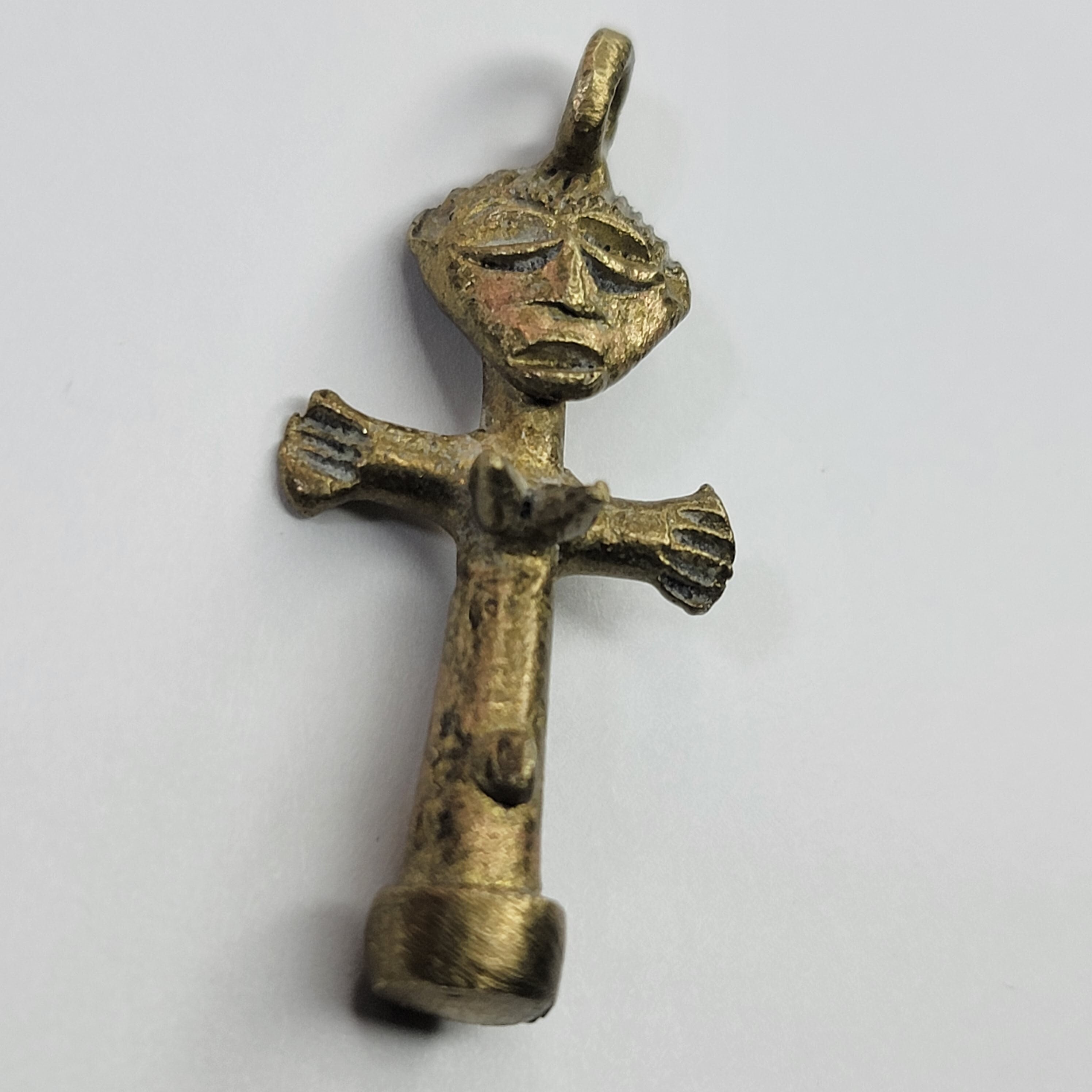 Fertility Doll, African Brass