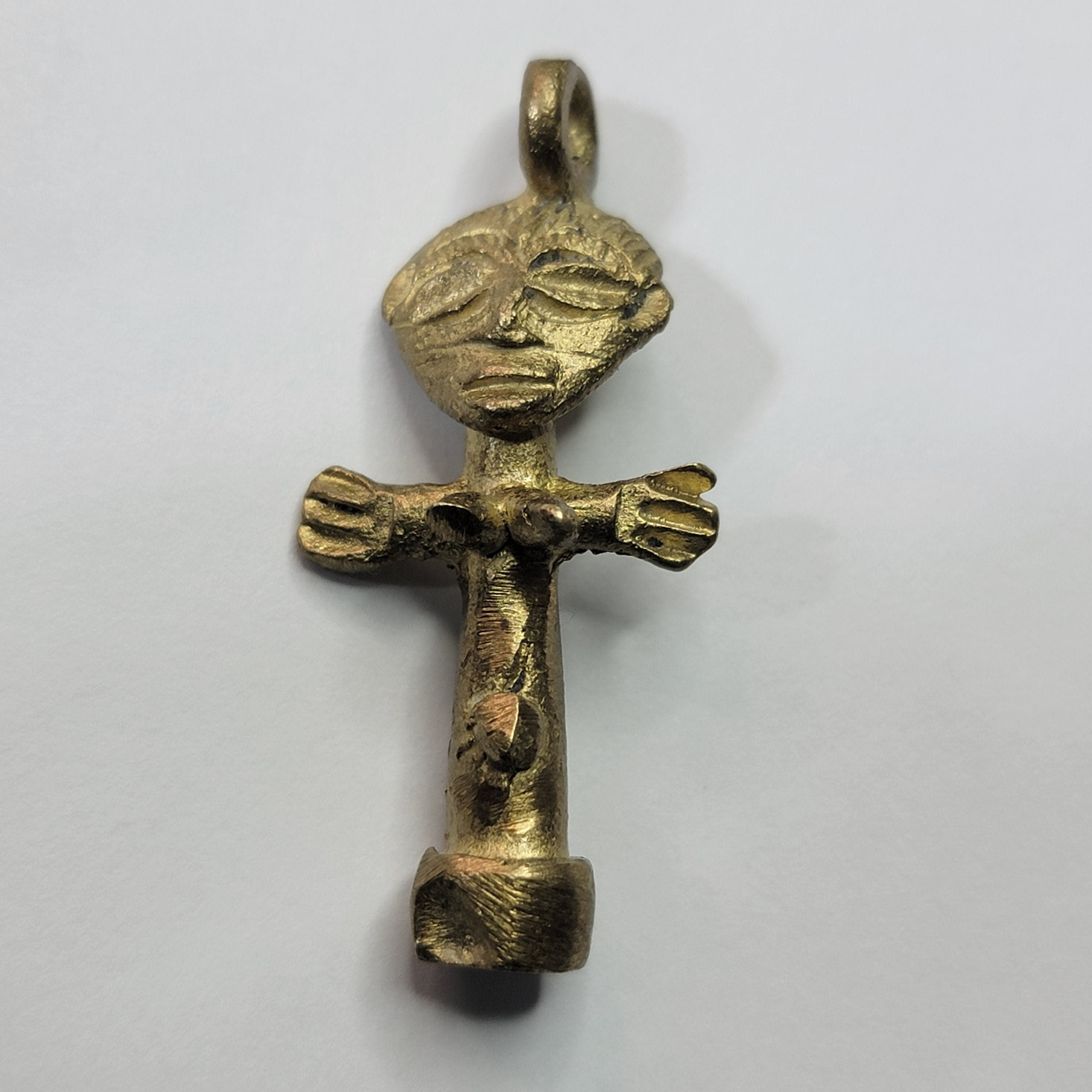 Fertility Doll, African Brass