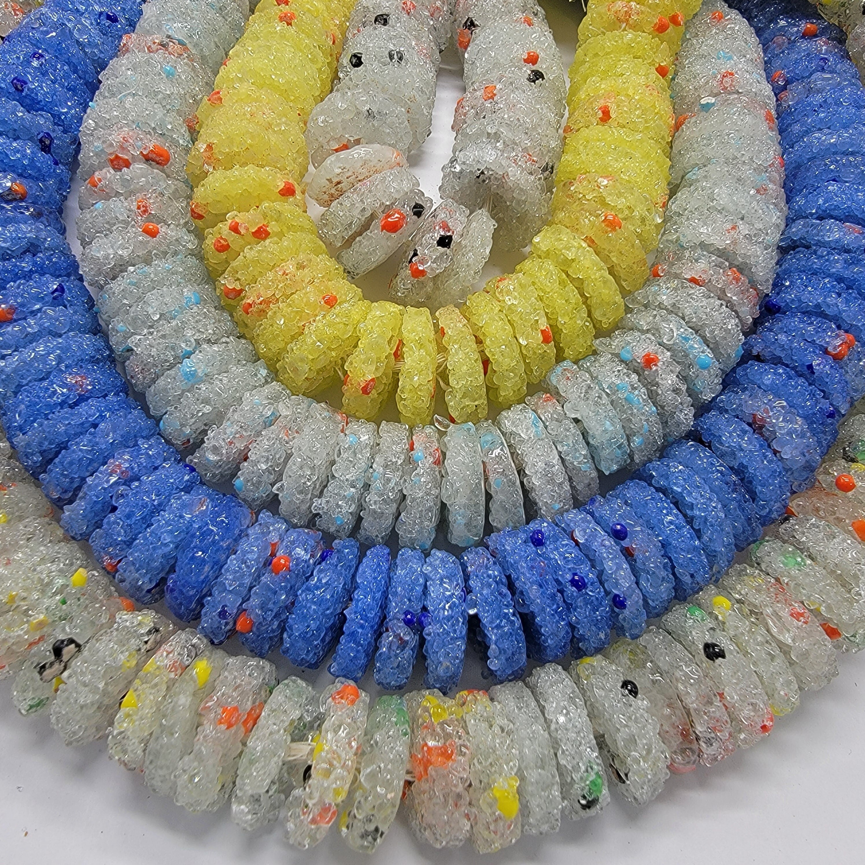 Sugar Spacer Beads, African Bead