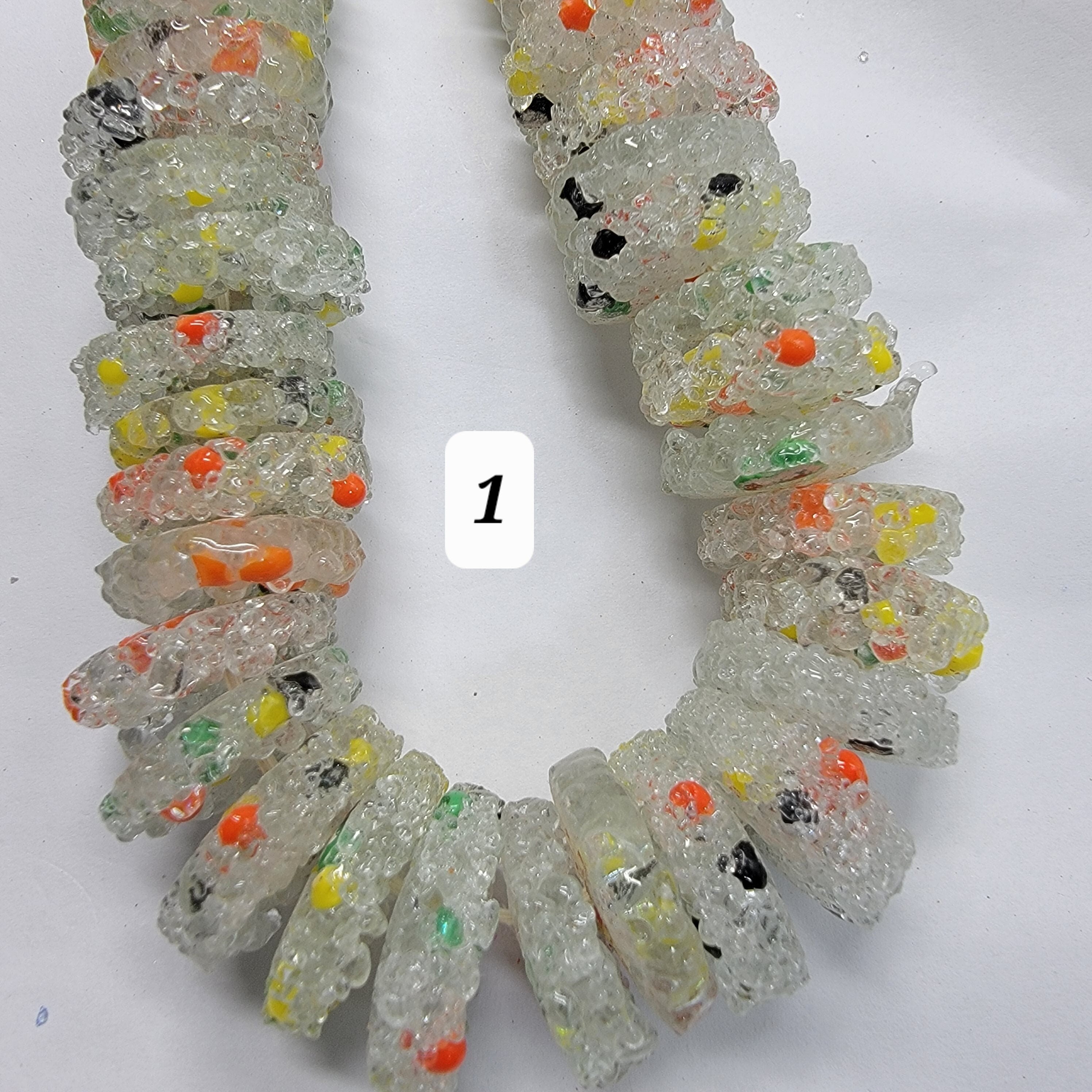 Sugar Spacer Beads, African Bead