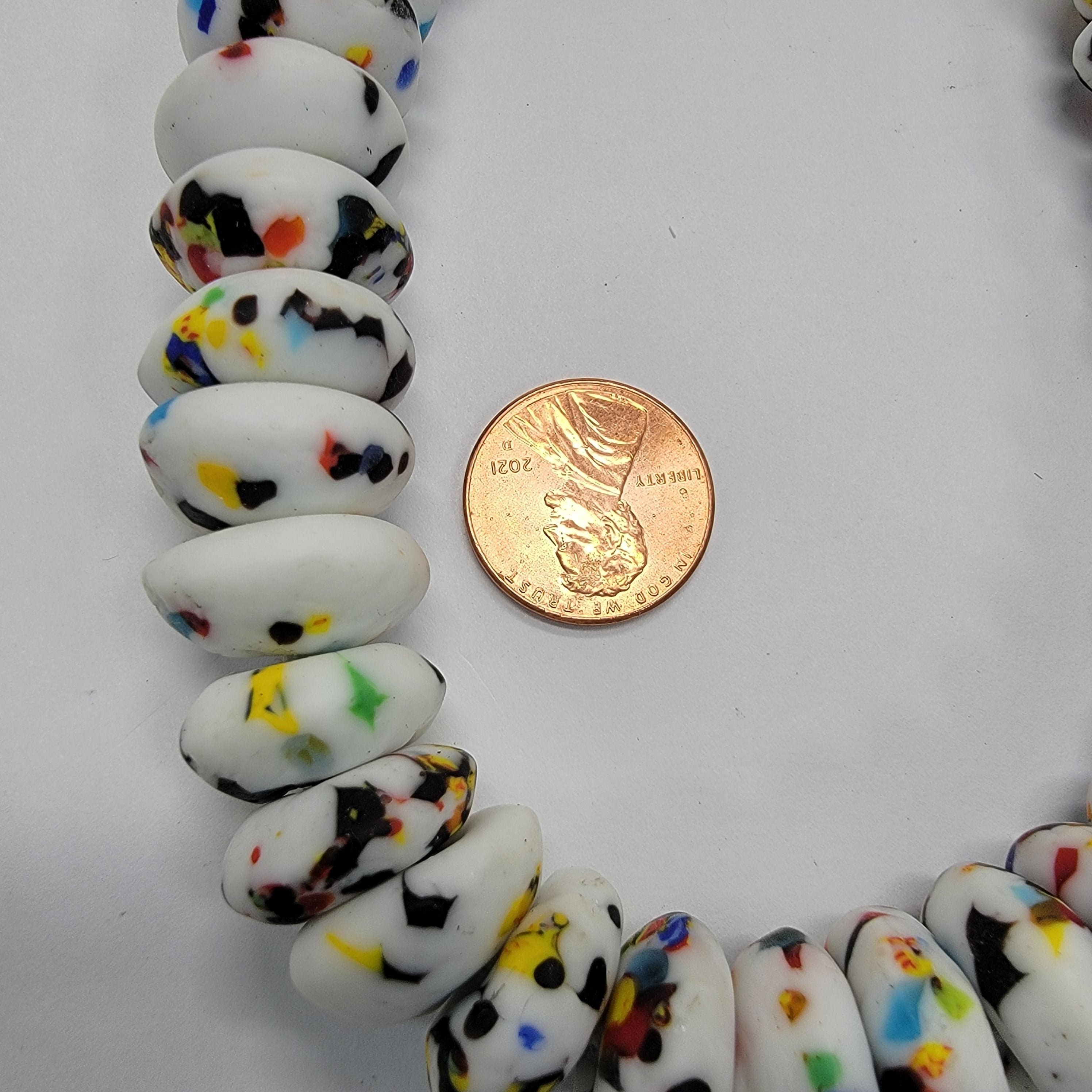 Large Spacer African Beads