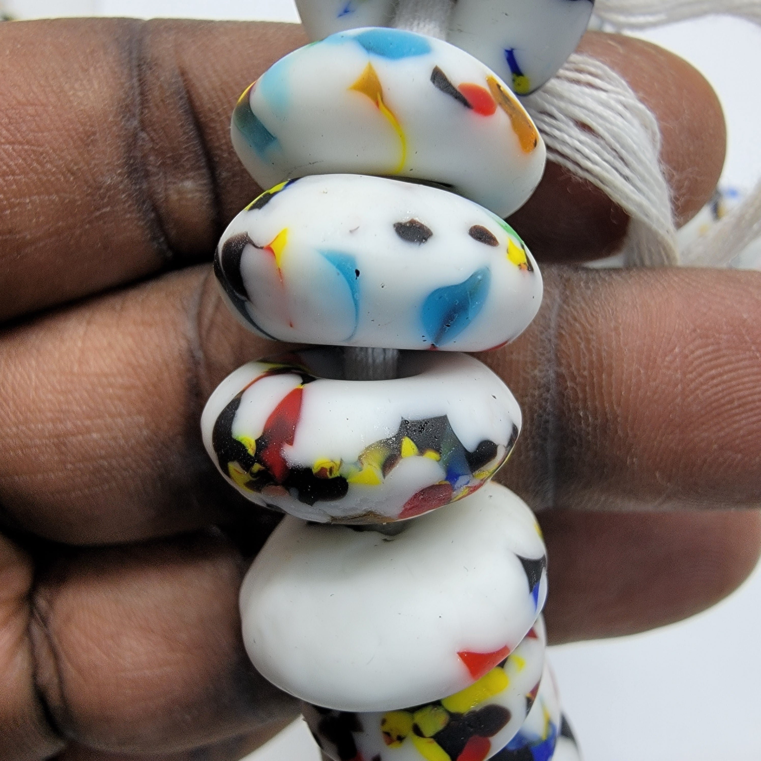 Large Spacer African Beads