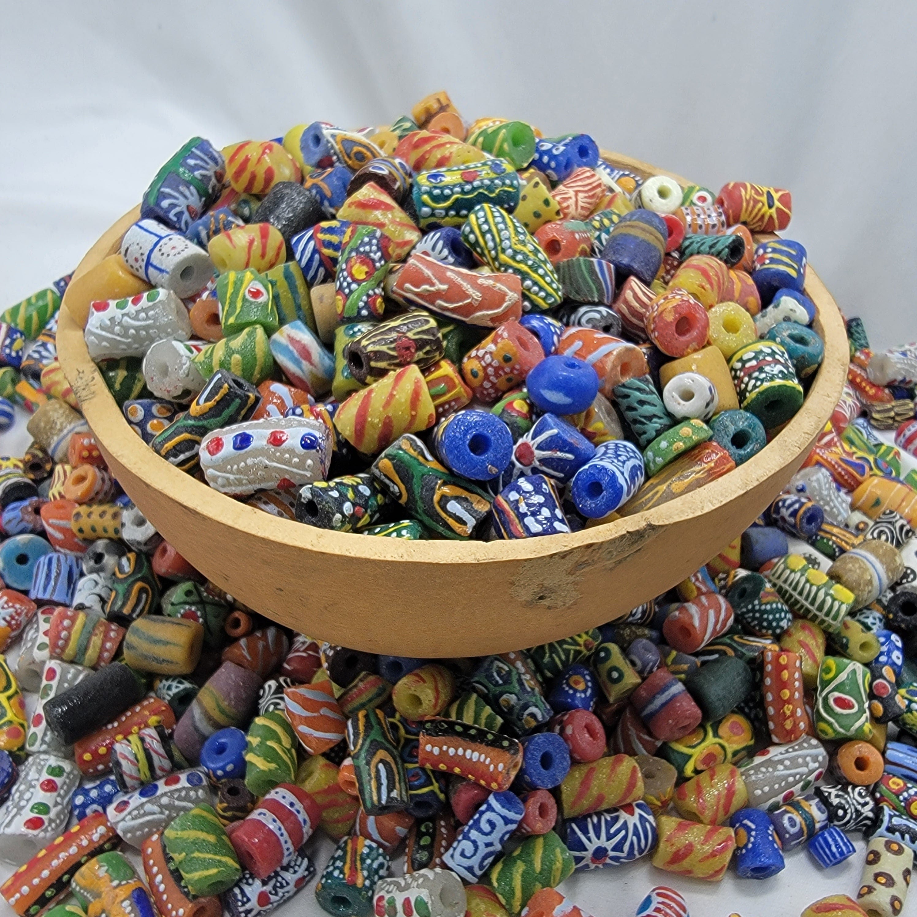 3000 Pieces of African Beads, Jewelry Making Beads, Gourd