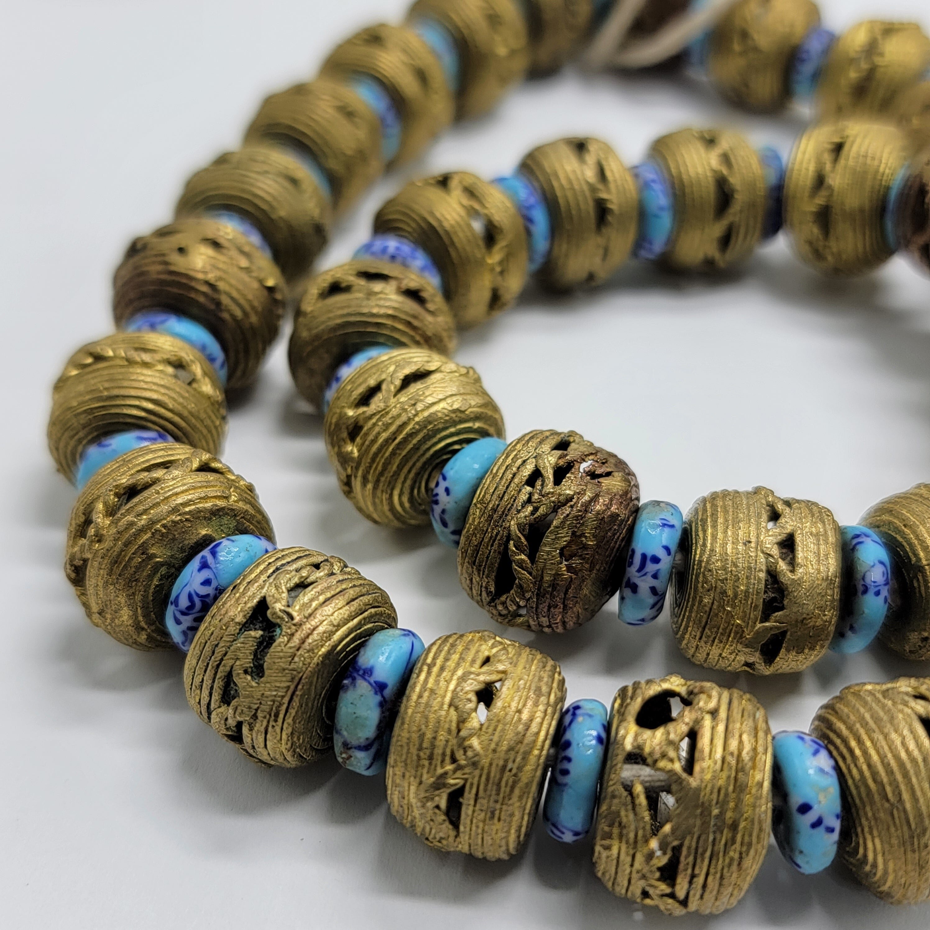 24 Brass Beads, Raw Beads