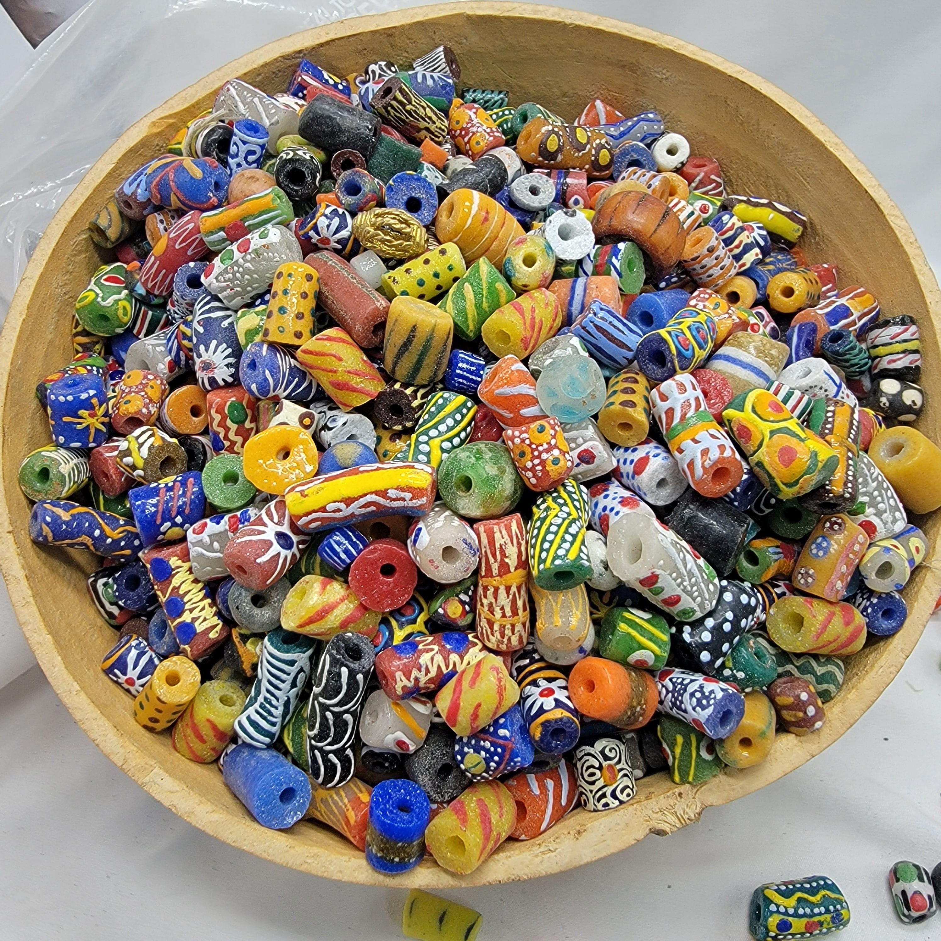 3000 Pieces of African Beads, Jewelry Making Beads, Gourd