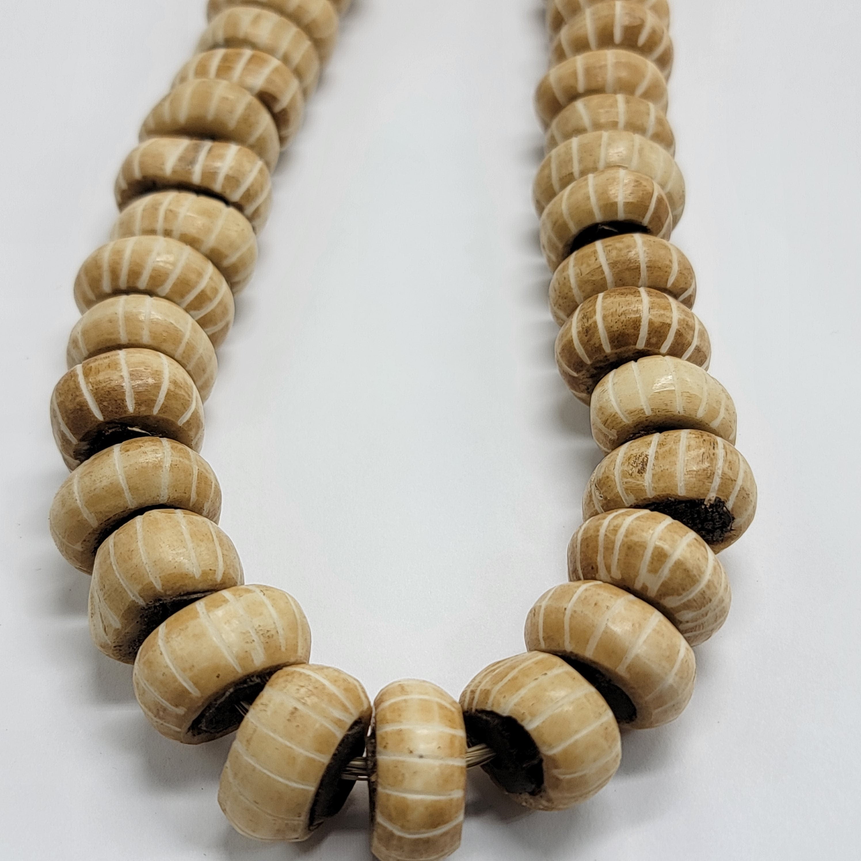 Light Brown African Bone Beads