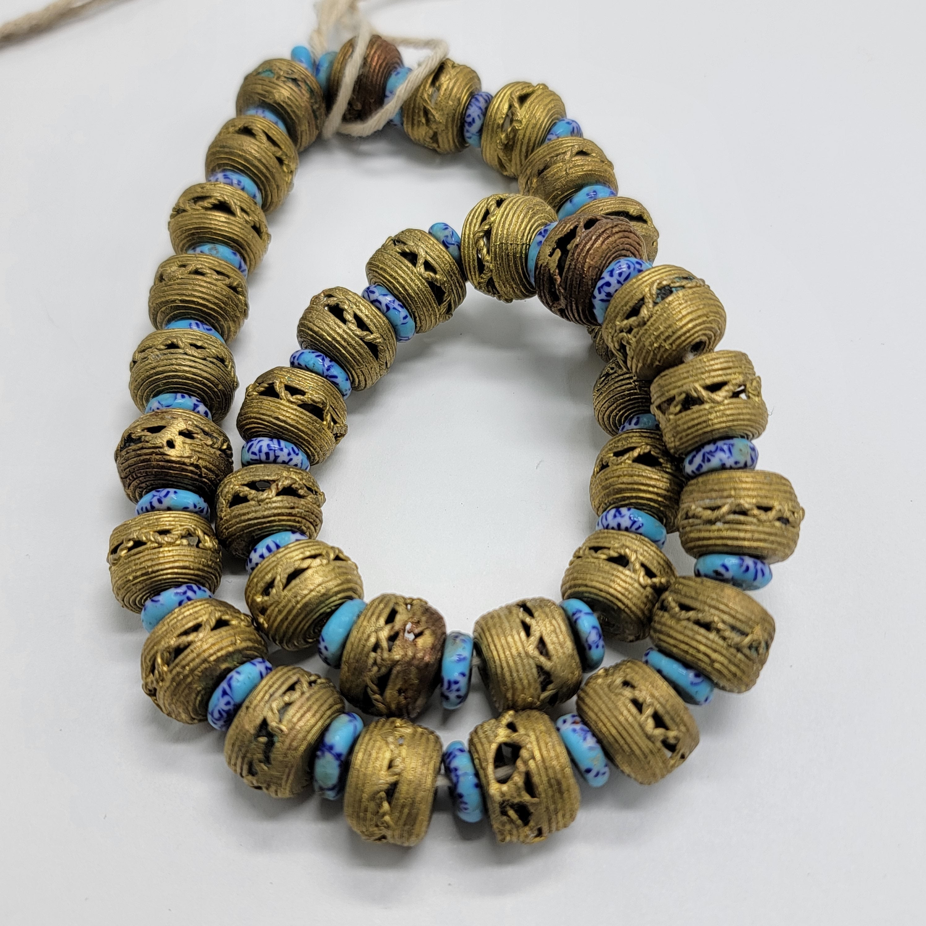 24 Brass Beads, Raw Beads