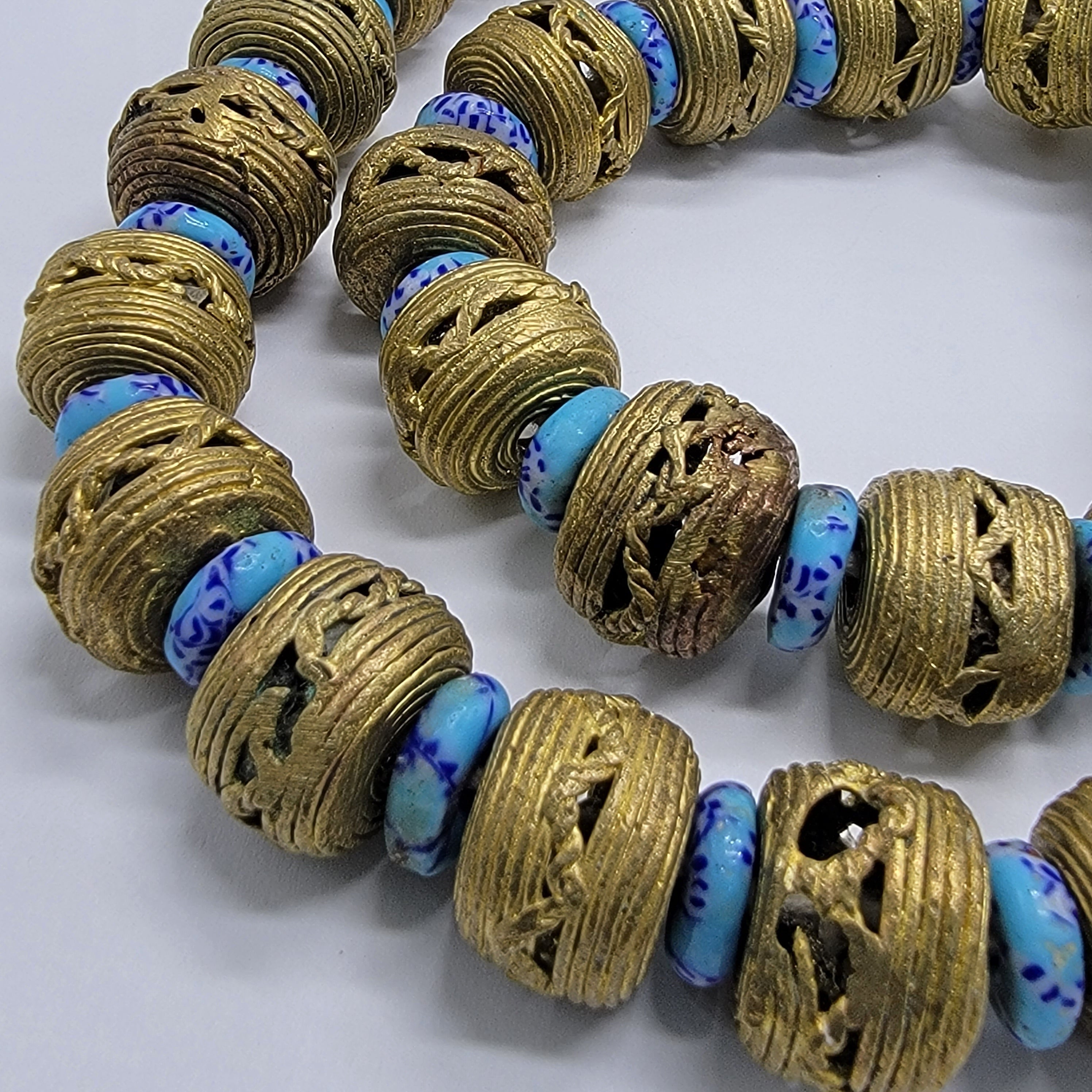 24 Brass Beads, Raw Beads