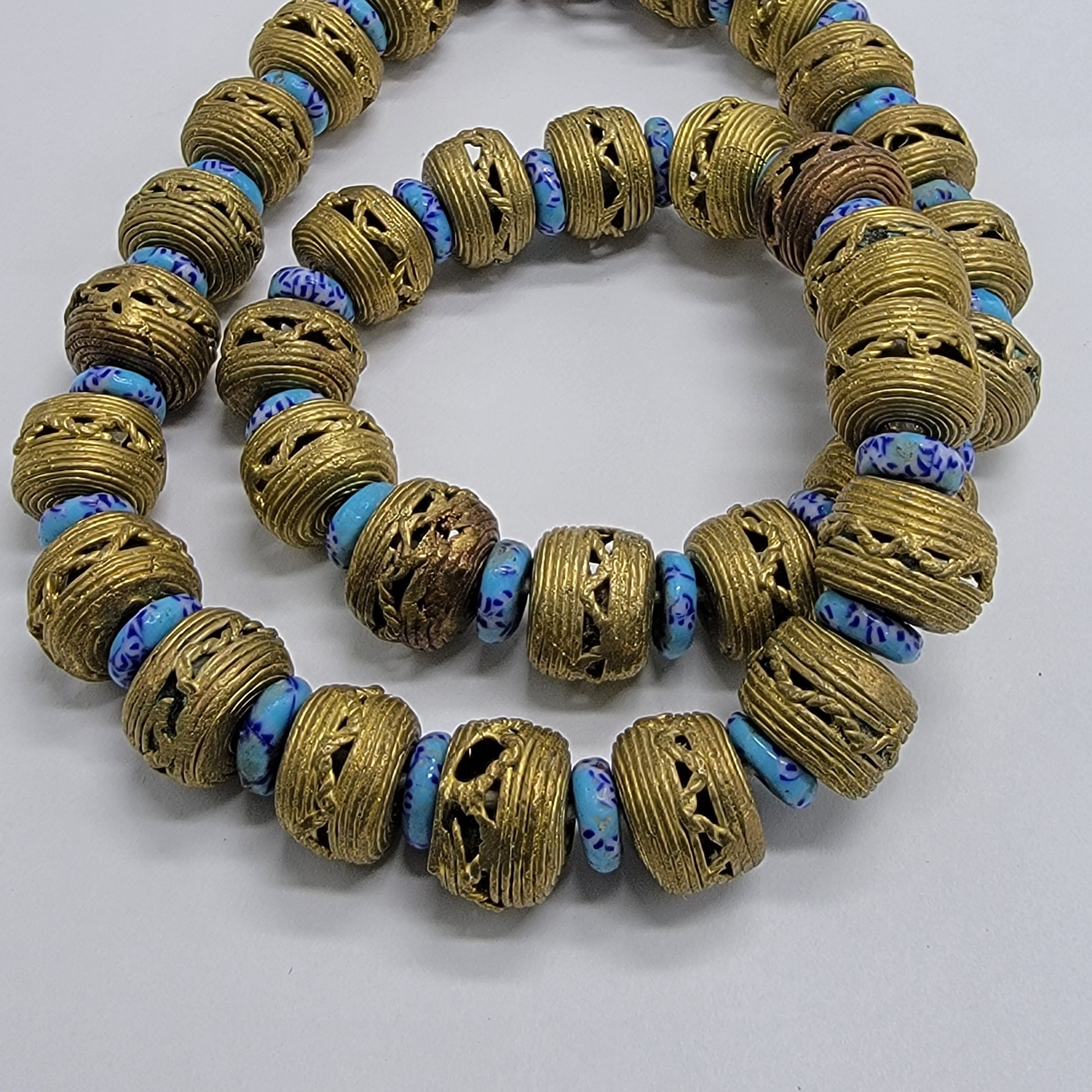 24 Brass Beads, Raw Beads