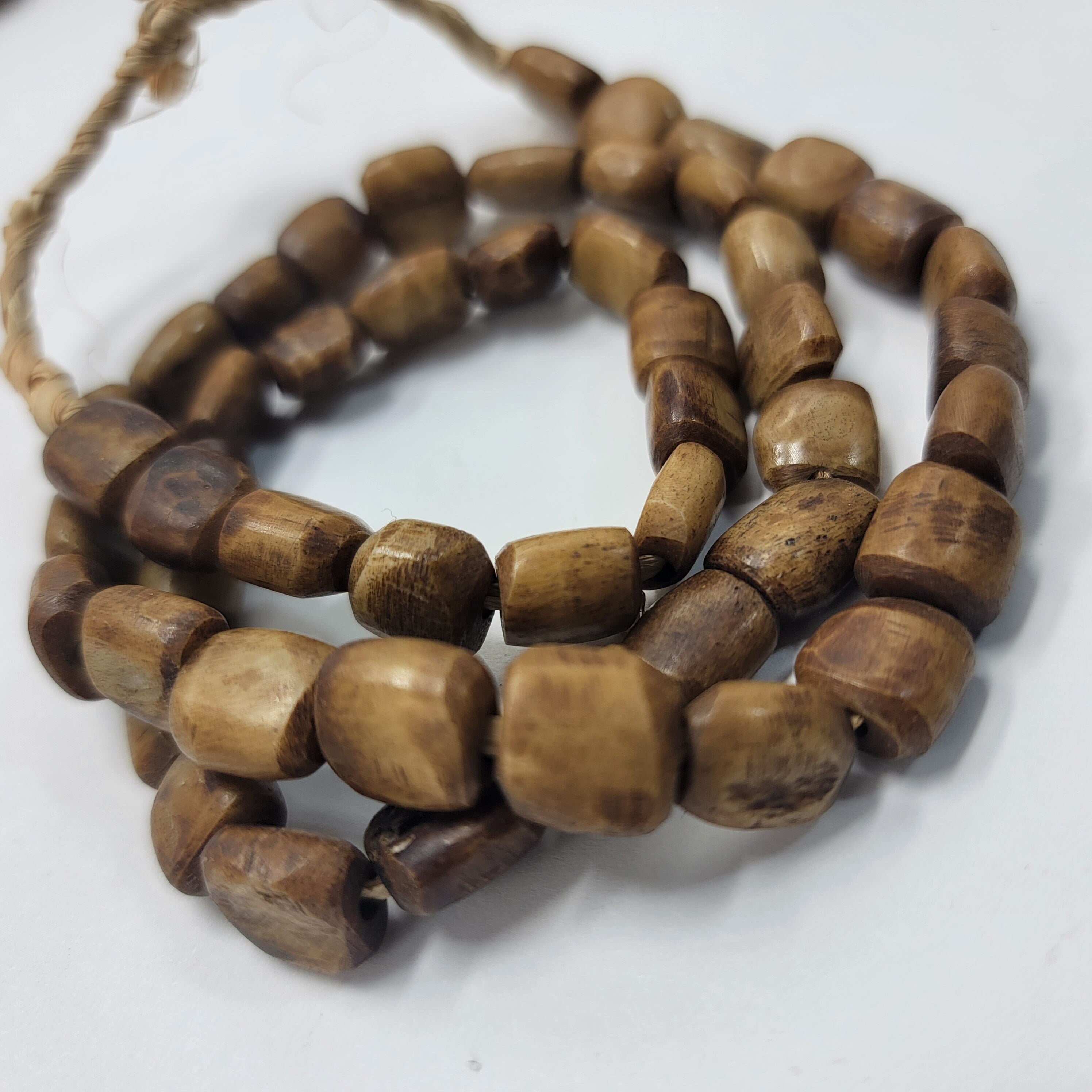 Light Brown Bone Beads